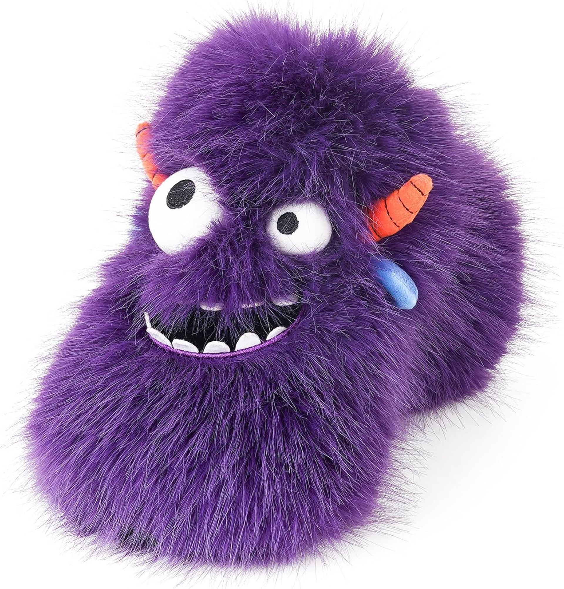 Funny Animal Golf Club Headcover for Driver or Woods Soft Plush Design Gift for Golfers - Purple Monster for Blade