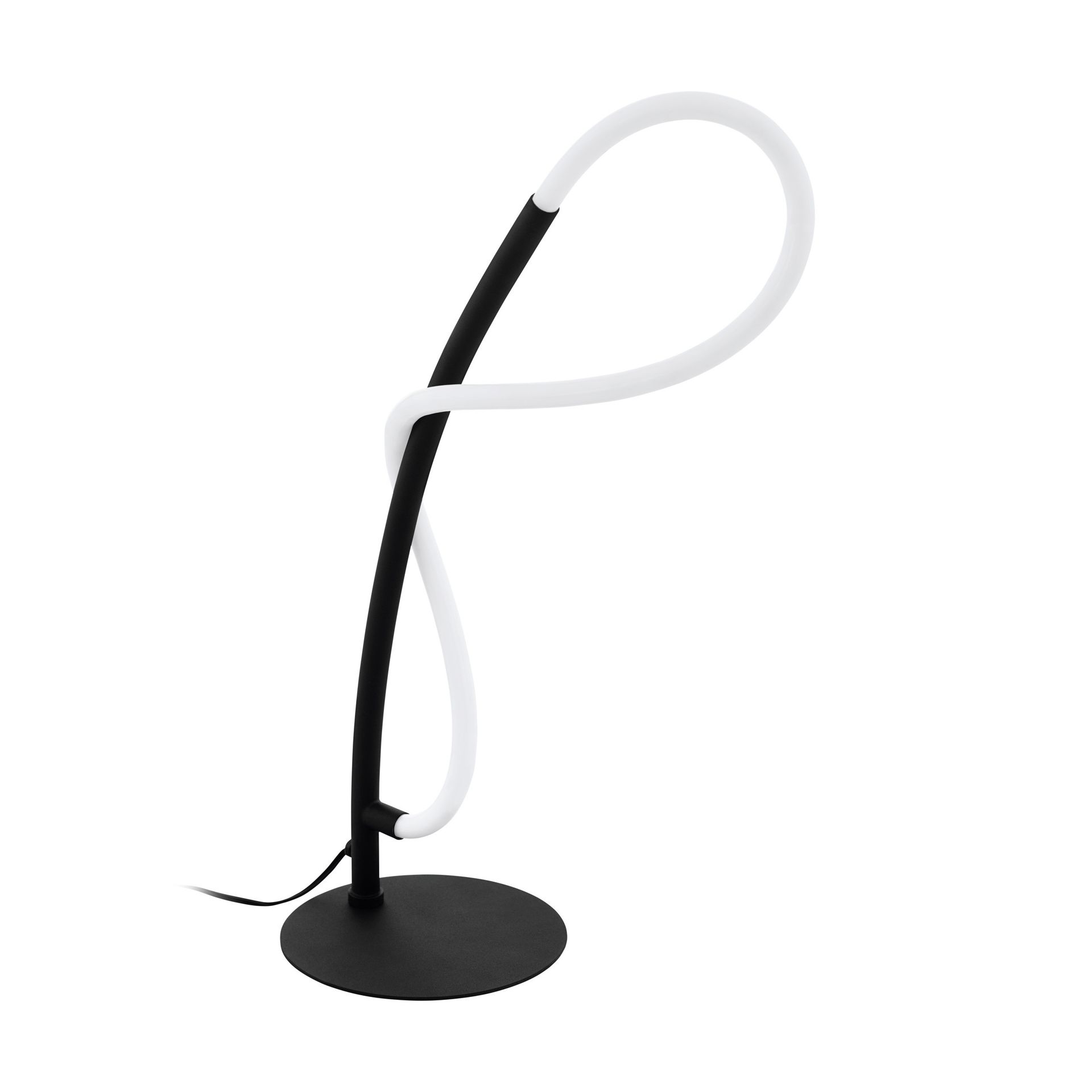 EGIDONELLA 5.5W LED Table Lamp – Black & White