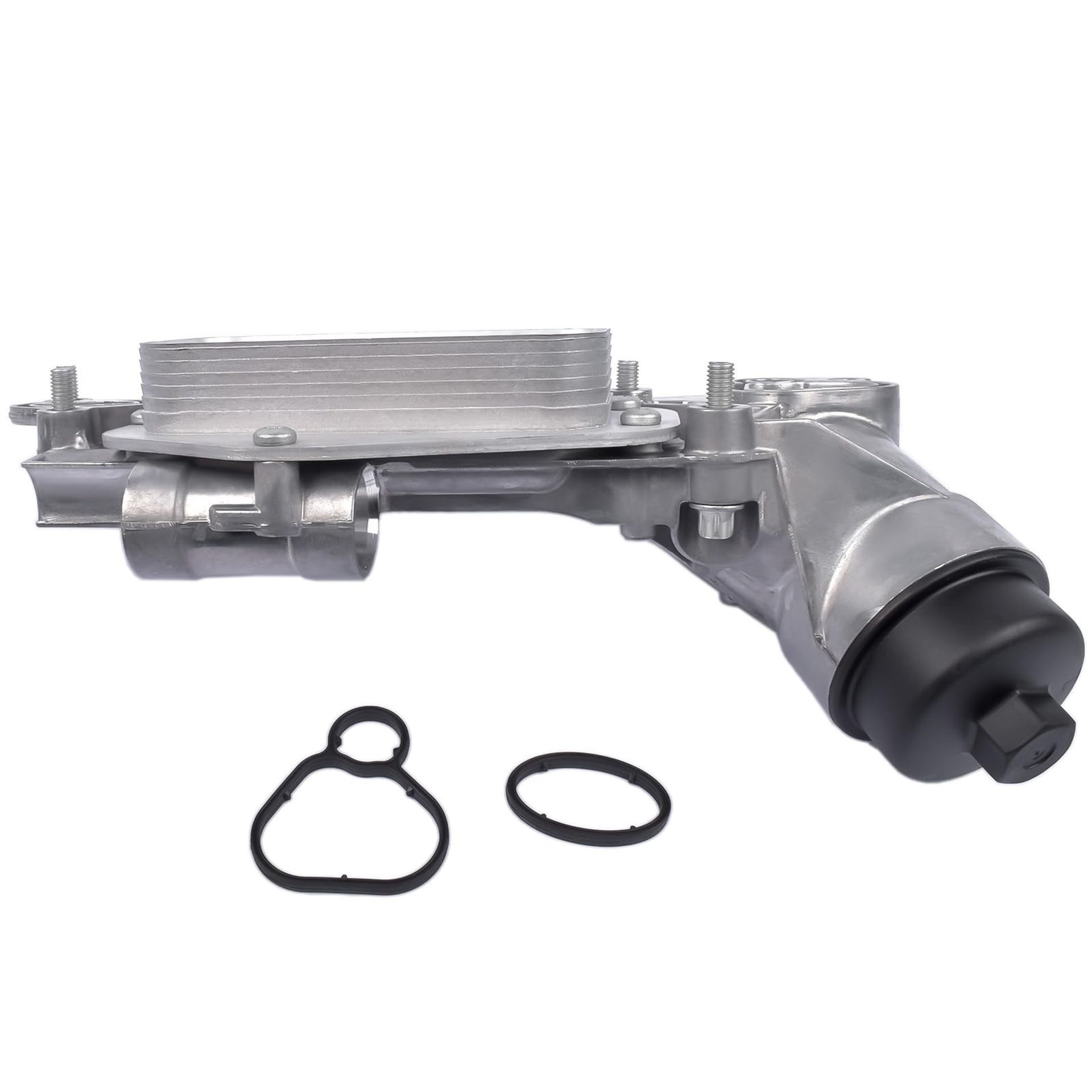 Oil Filter Cooler & Housing Replacement Fits 1.6 1.8 Petrol Vauxhall Astra Insignia Mokka Zafira Models - Silver Standard