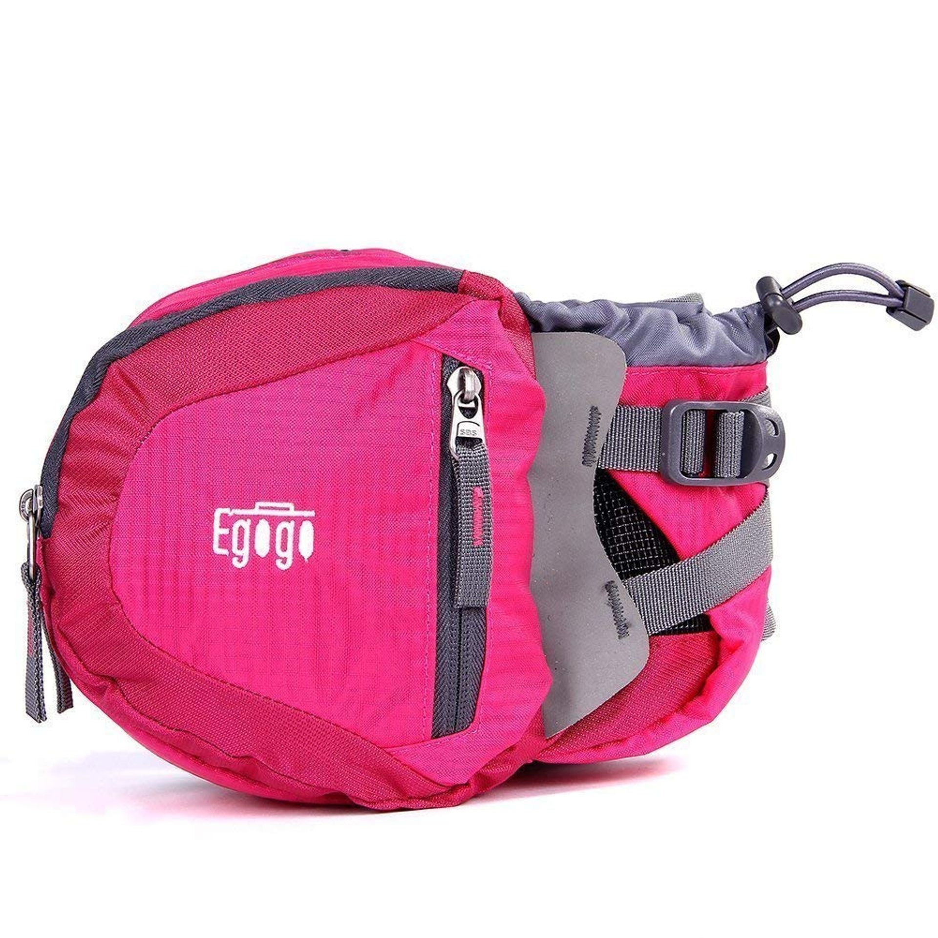 Travel Sport Waist Pack Fanny Pack with Water Bottle Holder Hiking Bum Bag - Rose S