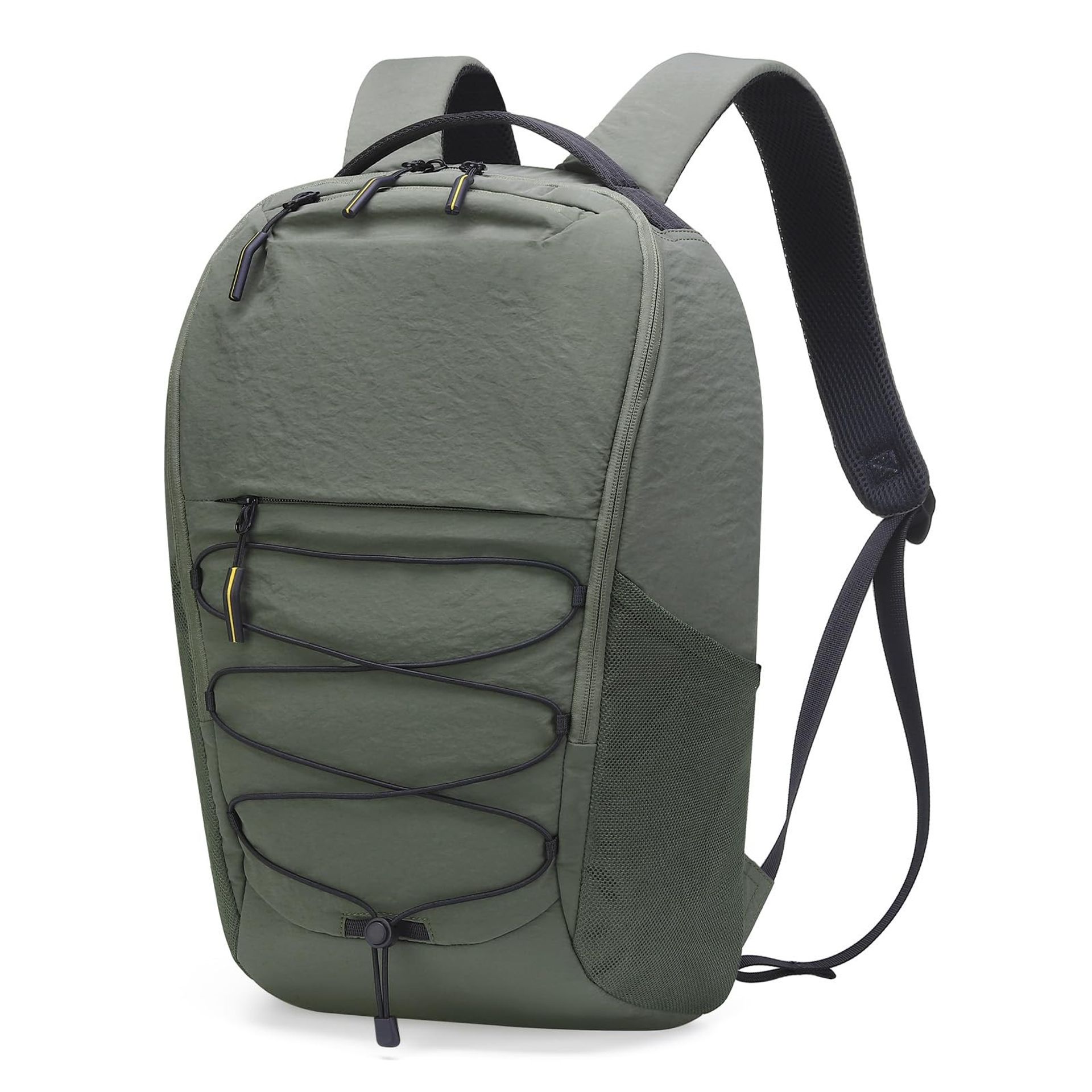 Travel Laptop Backpack 30L Waterproof Lightweight Rucksack with USB Port Fits 15.6-Inch Laptop for Work, College & Outdoor Use - Green M - Student Essentials