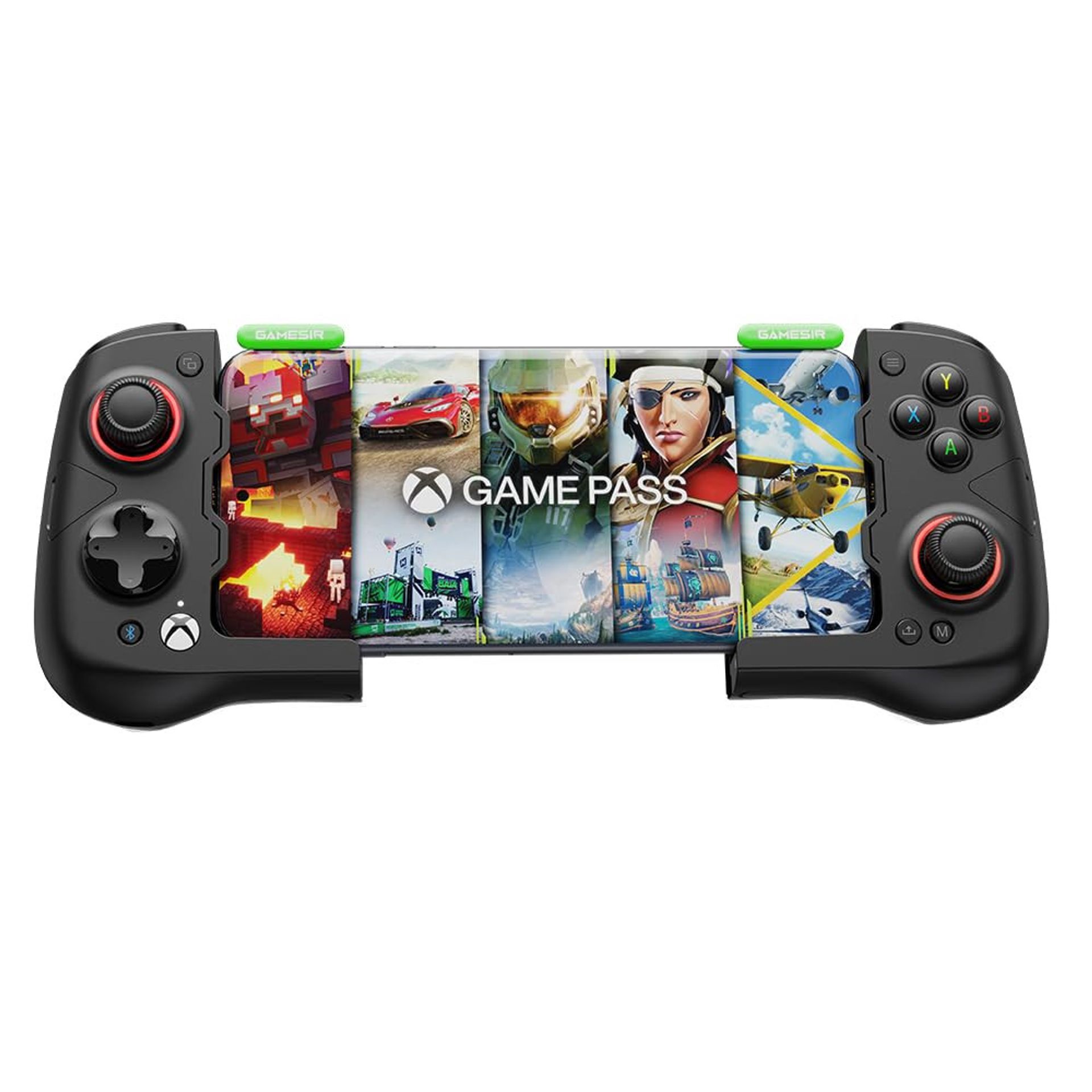 GameSir X4 Aileron Bluetooth Mobile Gaming Controller for Android with Hall Effect Joysticks, Split Design, Carry Case Included - Black X4-Controller