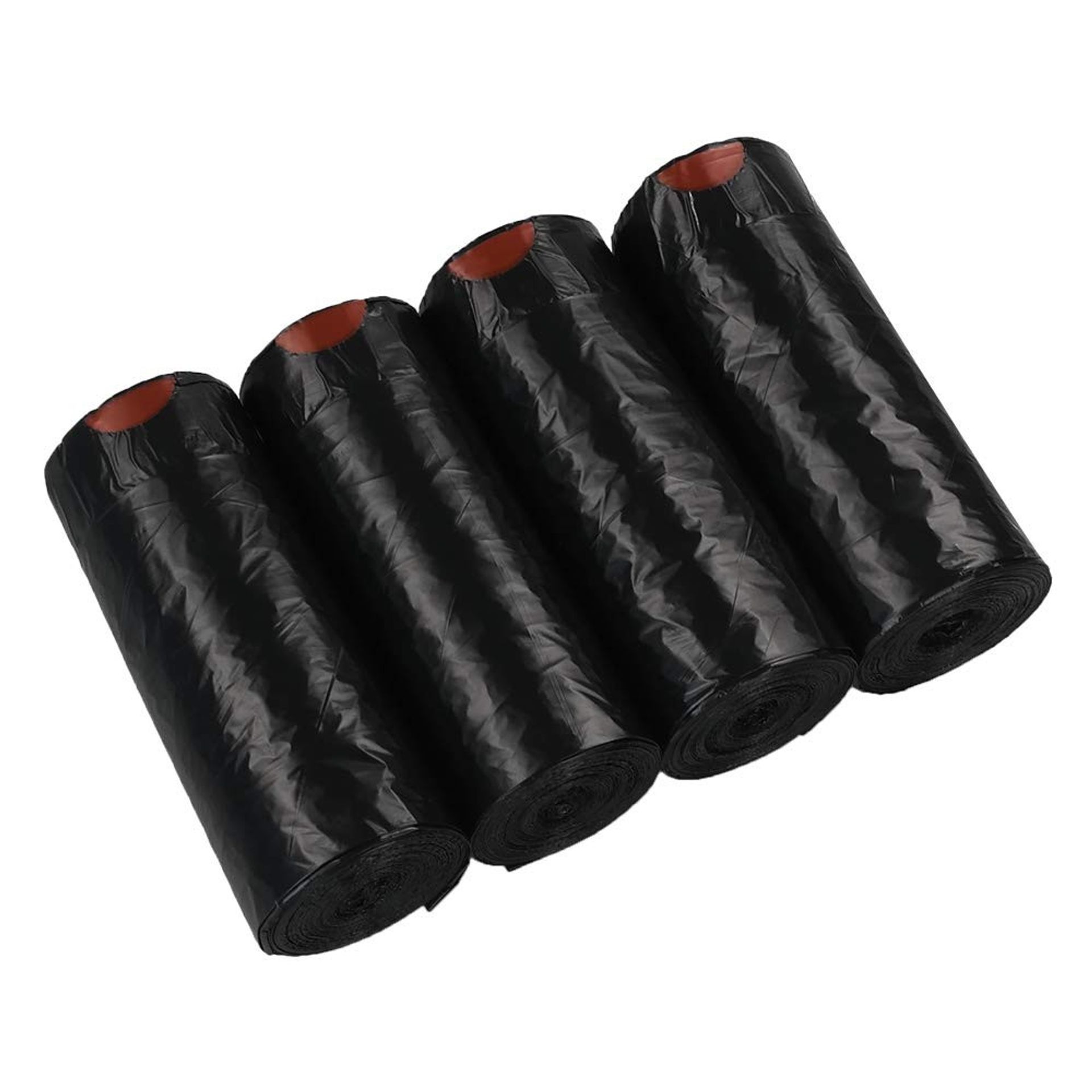 Kitchen Bin Liners with Drawstring Heavy Duty Leakproof 208 Count - Black 30L