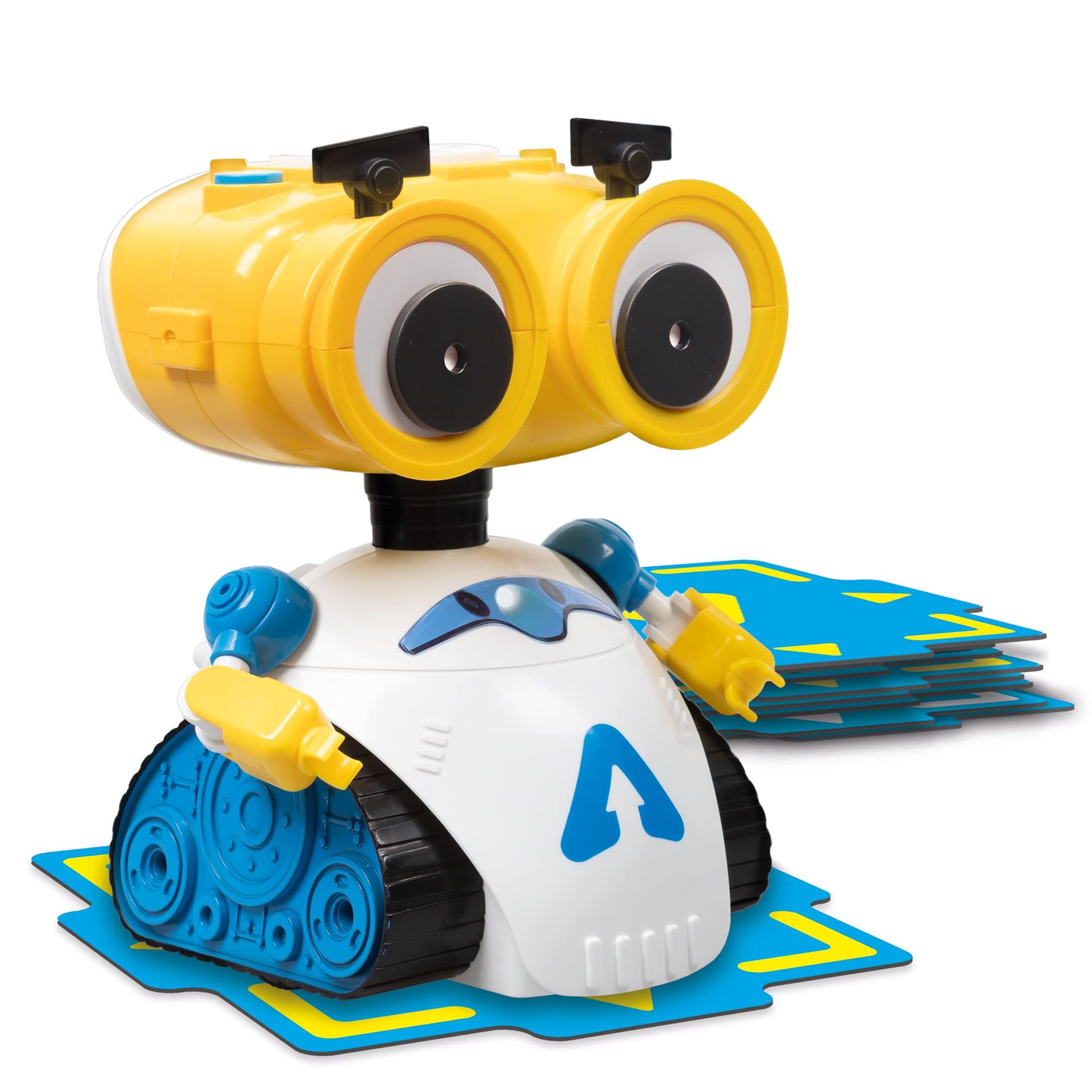 Xtrem Bots Andy Programmable Remote Control Coding Robot for Kids 4+ STEM Learning Educational Toy - Yellow 23x28.5x15cm