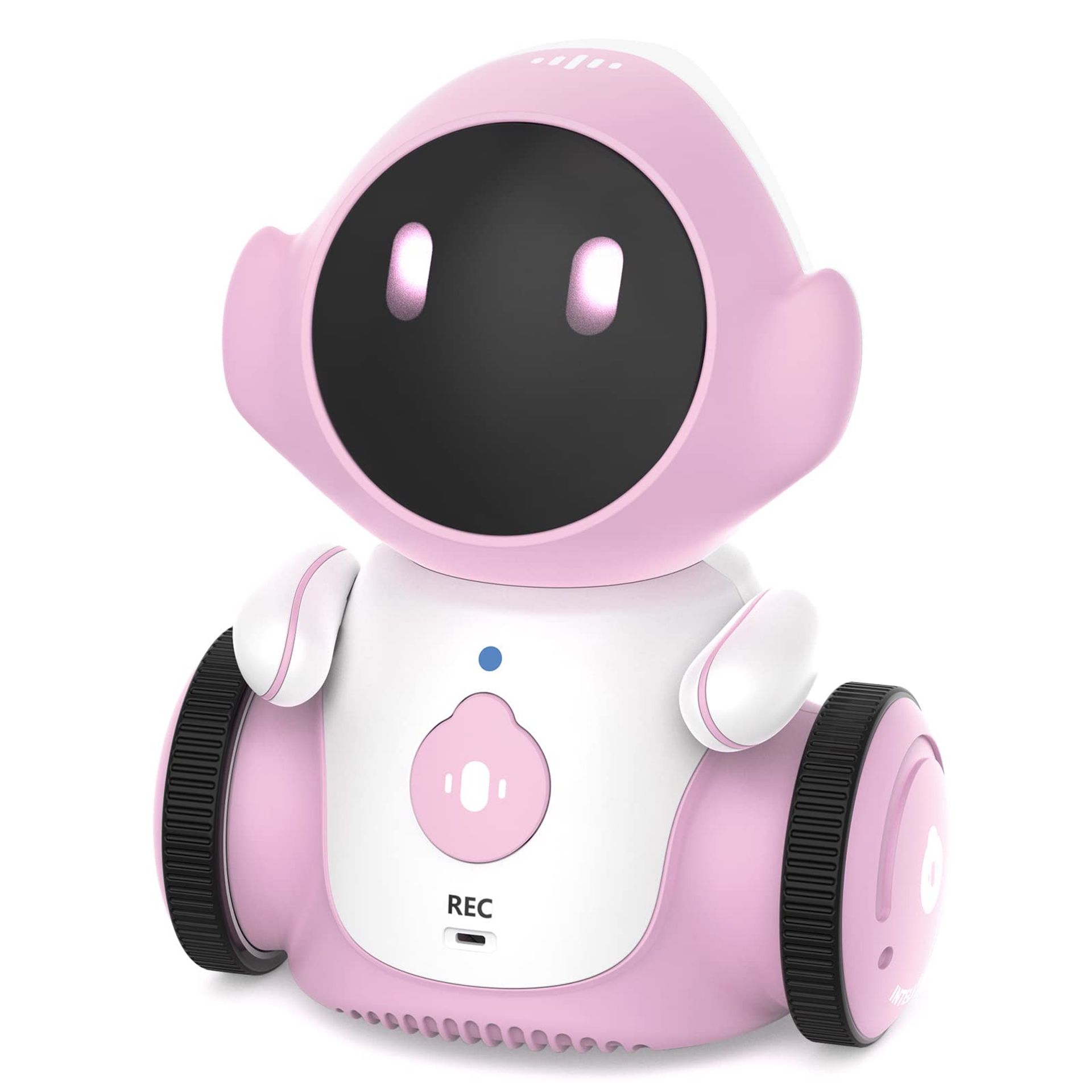 Interactive Smart Robot Toy for Kids with Voice Control, Dancing, Singing & Recording Functions - Pink K05