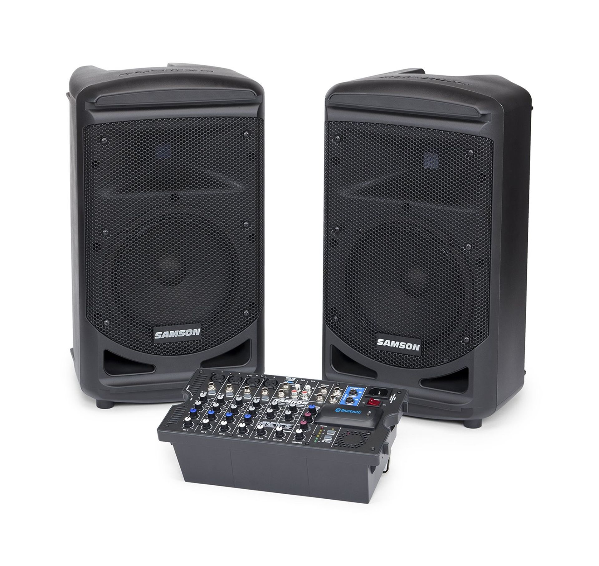 Samson Expedition XP800 Portable PA System 800W Bluetooth 8-Channel Mixer - Black SAXP800B-UK