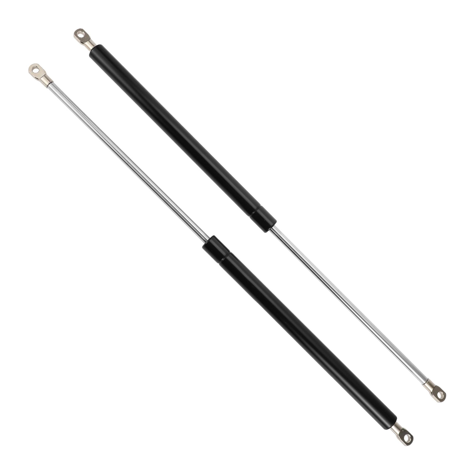 Universal Gas Struts Lift Supports for Car, Boat, Toolbox, Window 25in 200lb - Black 890N/89kg