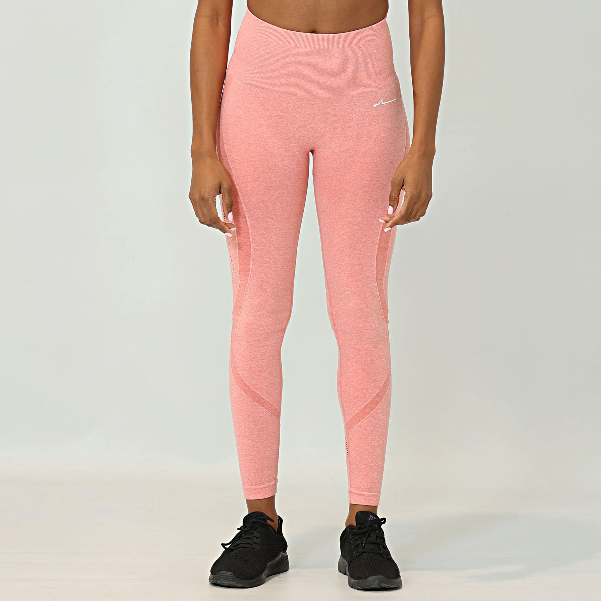 Forza - High Waist Leggings – Peach Mango - Small