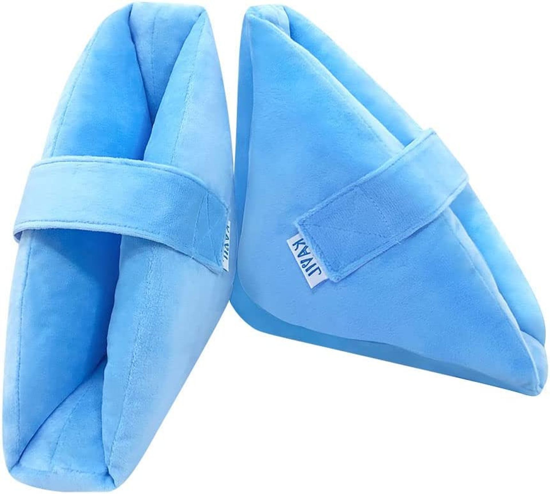 Heel Protectors for Pressure Sores Foot Support Cushions for Pain Relief, Bed Sore & Surgery Recovery - Blue One Size
