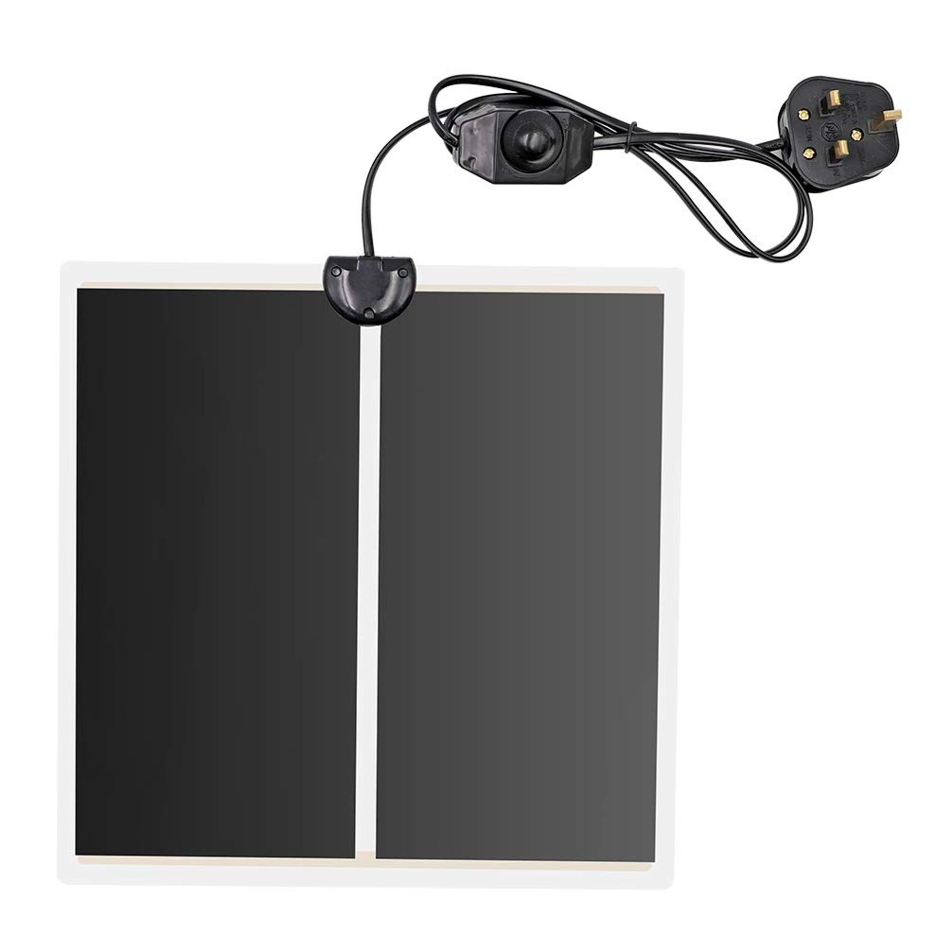 Reptile Vivarium Heat Mat 28W Adjustable Tank Warmer with Temperature Controller for Turtle, Snake & Lizard - Black 28W