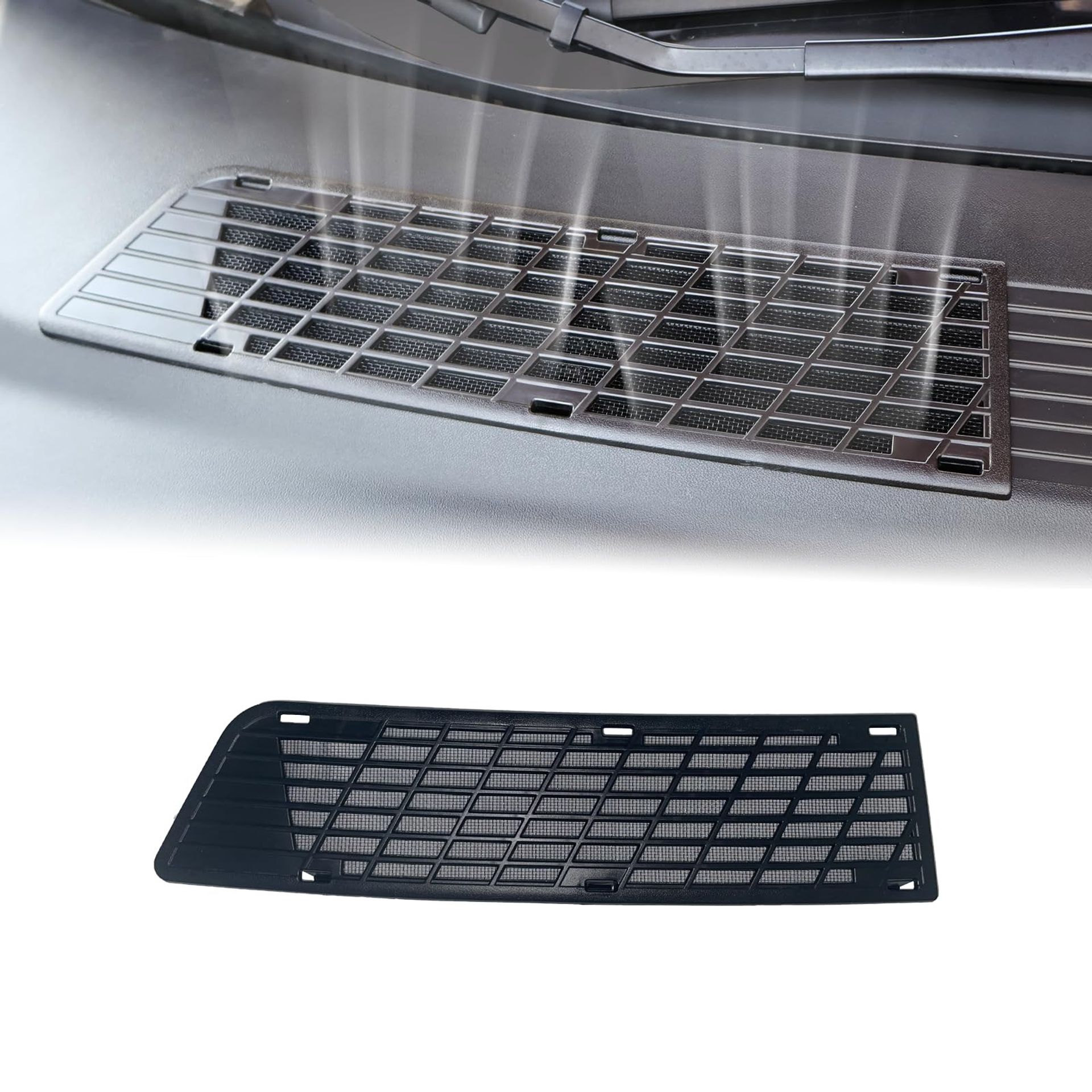 Air Intake Vent Grille Cover for Tesla Model 3 Highland 2024/2025 ABS Protection Accessory - Black Model 3