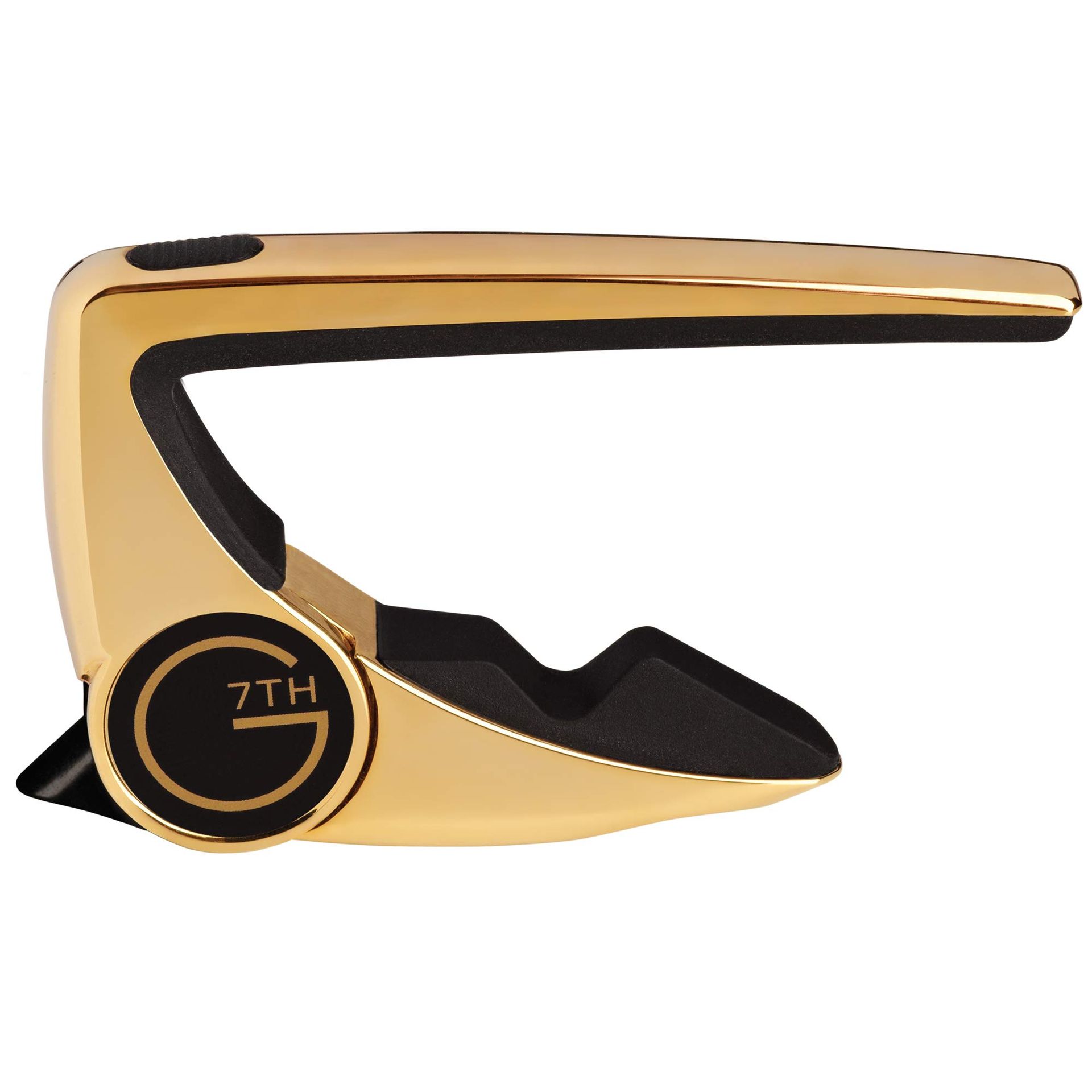 Performance 2 Classical Guitar Capo Award-Winning Design Tension Control - Gold Classical 18kt Plate