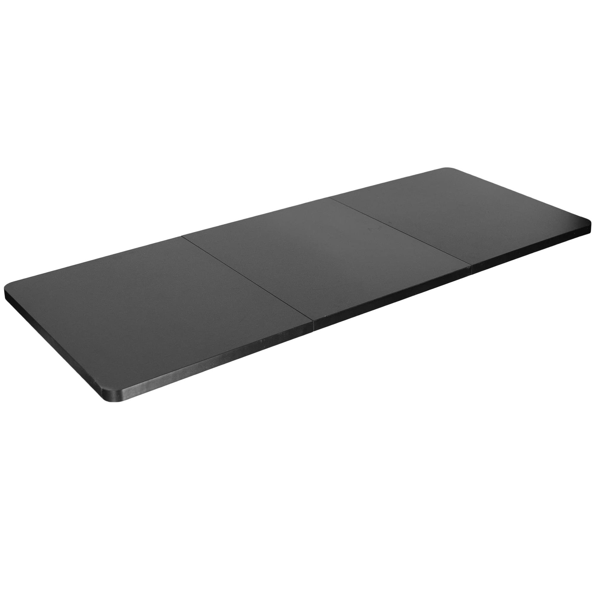 Universal Table Top 180cm x 76cm for Sit or Stand Height Adjustable Desk Frames - Black 71x30