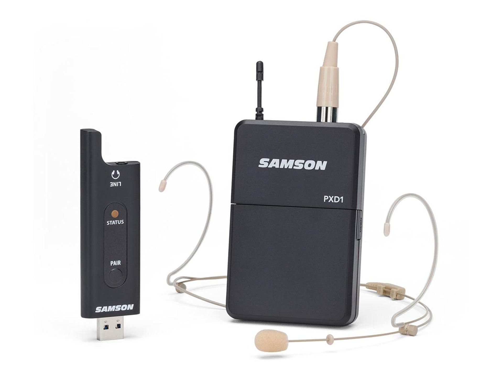 Wireless Headset Microphone USB Digital Transmission Plug & Play - Nude One Size - Student Essentials