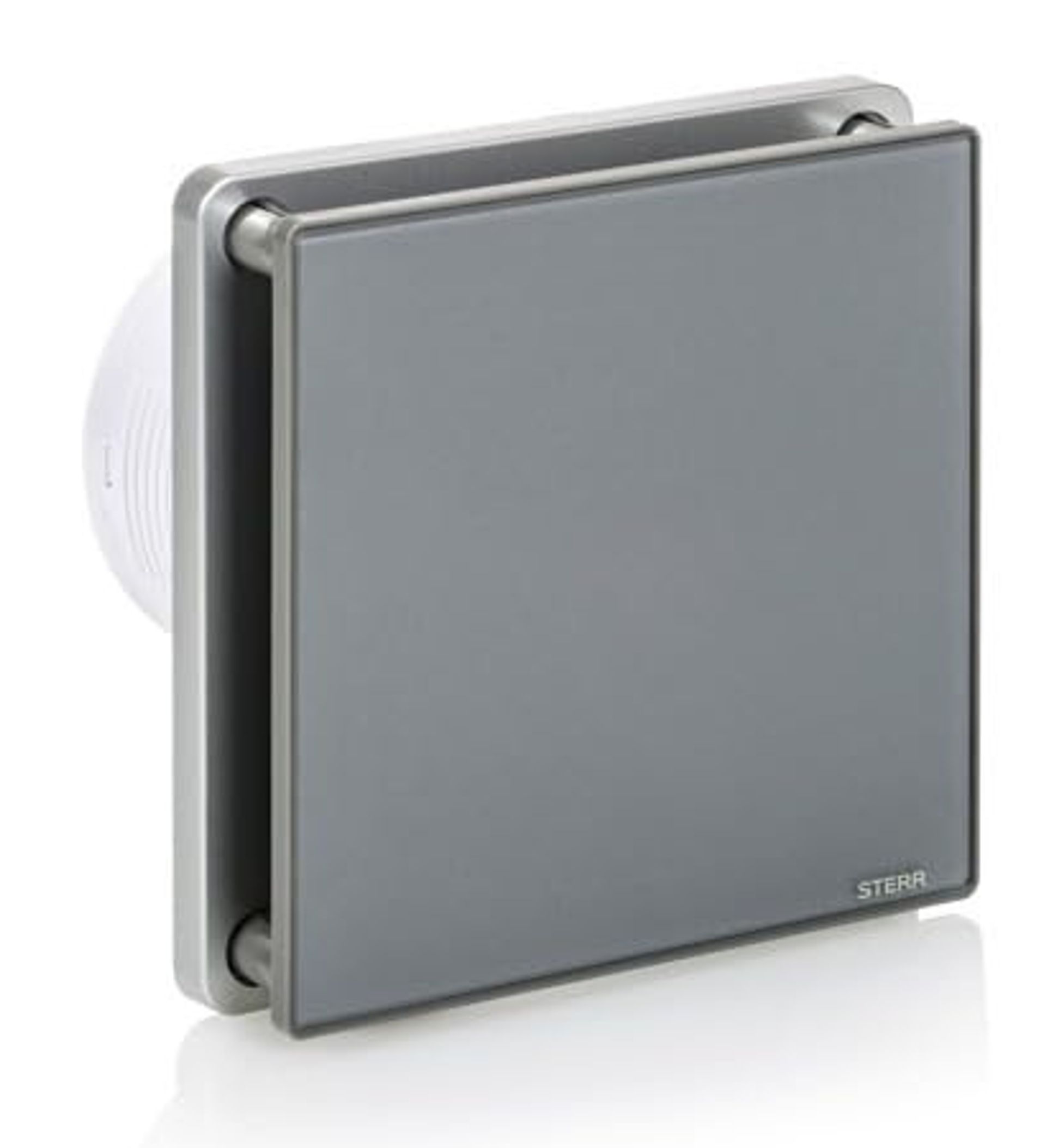 Bathroom Extractor Fan with Humidity Sensor Quiet Ventilation 100mm - Grey