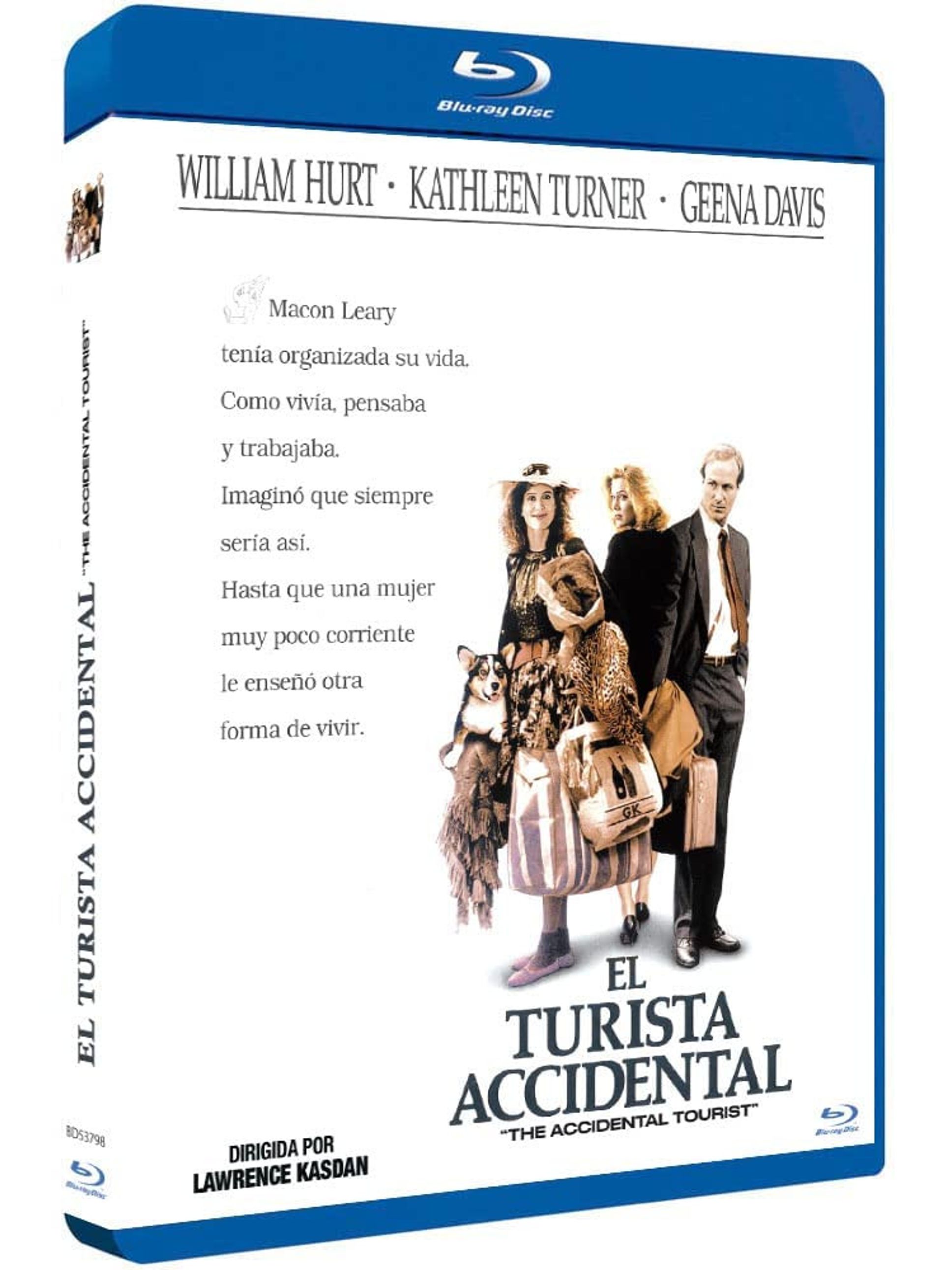 The Accidental Tourist Blu-ray Movie 1988 Region Free A/B/C Spanish Import - Standard Edition