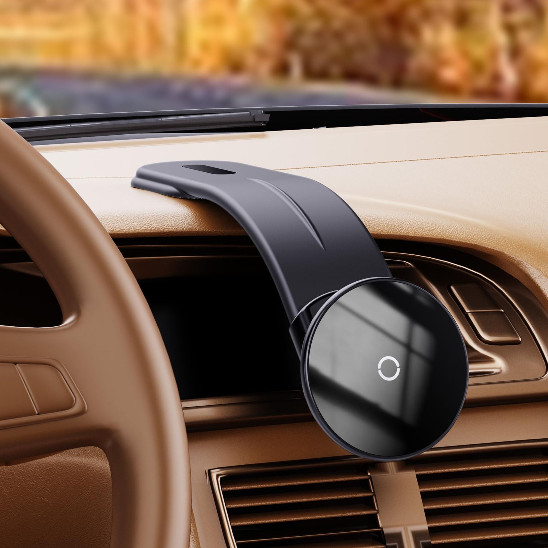 MagSafe Car Mount Magnetic Air Vent Phone Holder Compatible with iPhone 15/14/13/12 Series - Silver