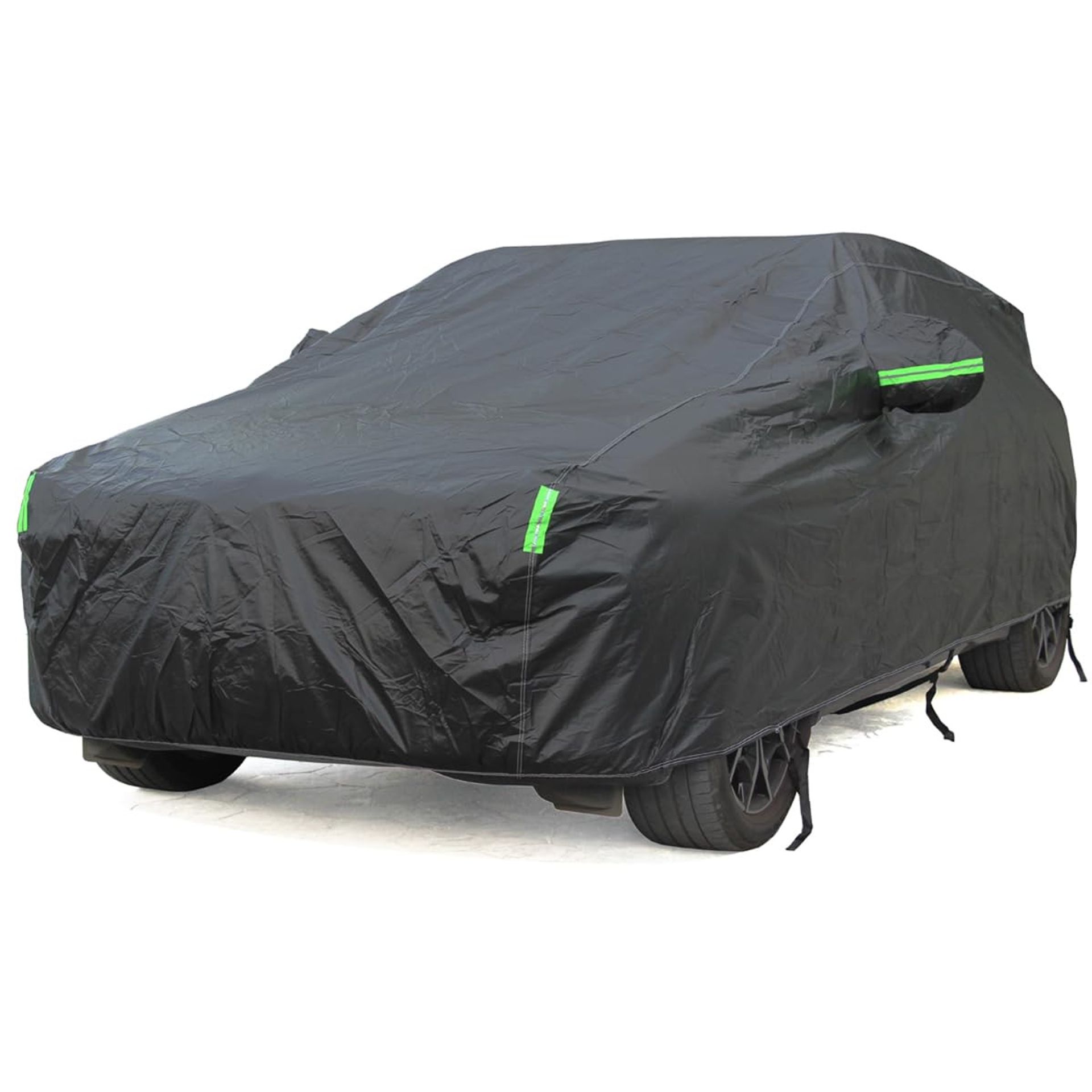 Waterproof SUV Car Cover All Weather Protection for Sun, Rain, Snow, and Frost - Black SUV-L
