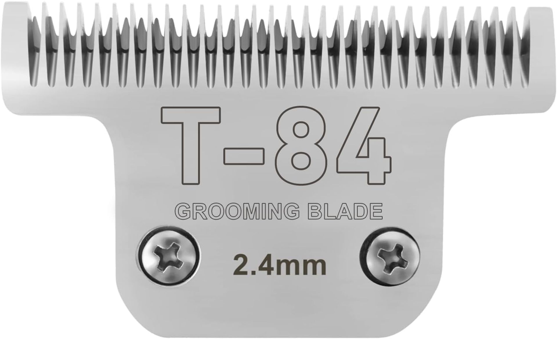 Pet Grooming Detachable Blade Compatible with Andis Oster Wahl Clippers, 3/32" Cut for Large Dogs - T84-2.4mm