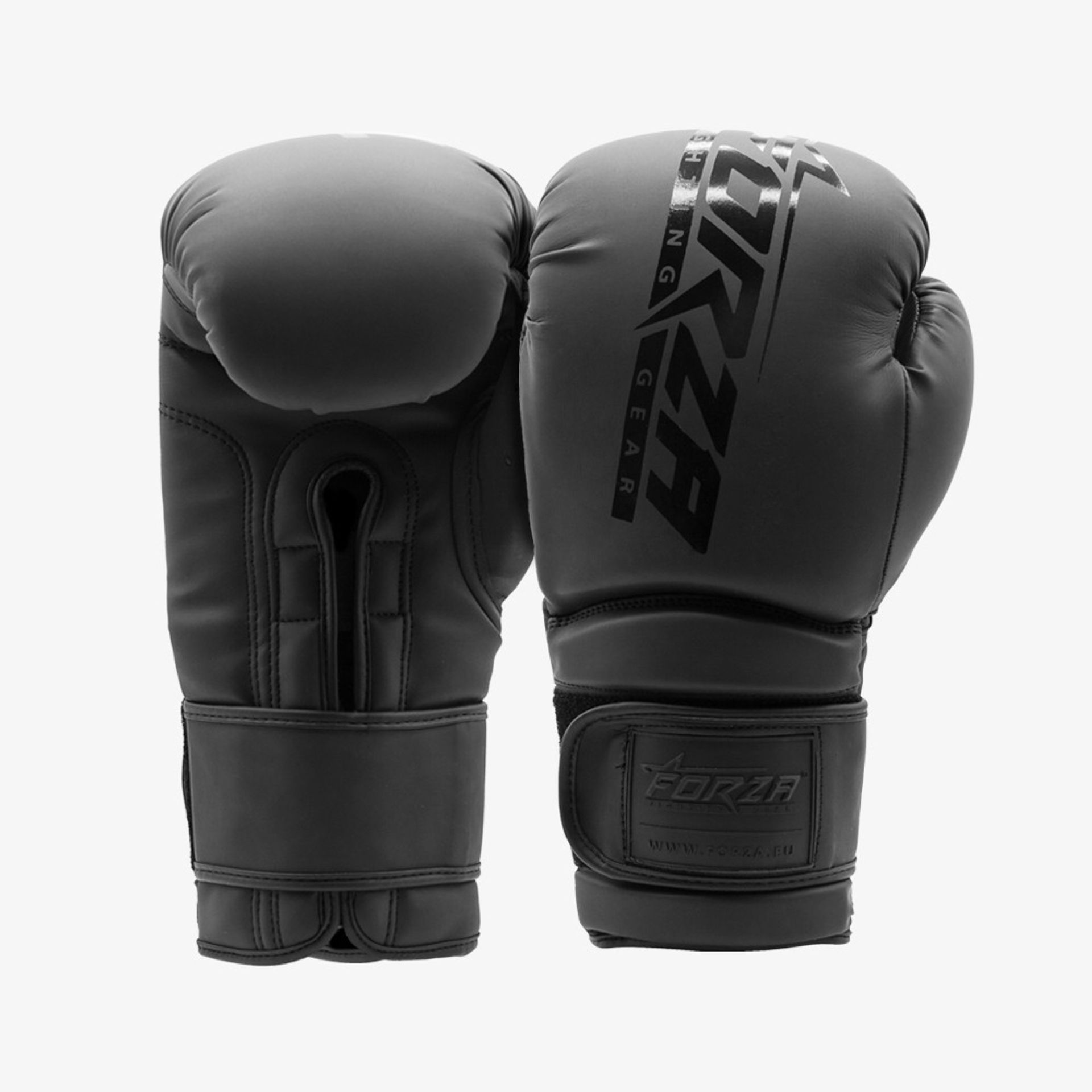 Forza Gloves 77 Artificial Leather Black - 14oz