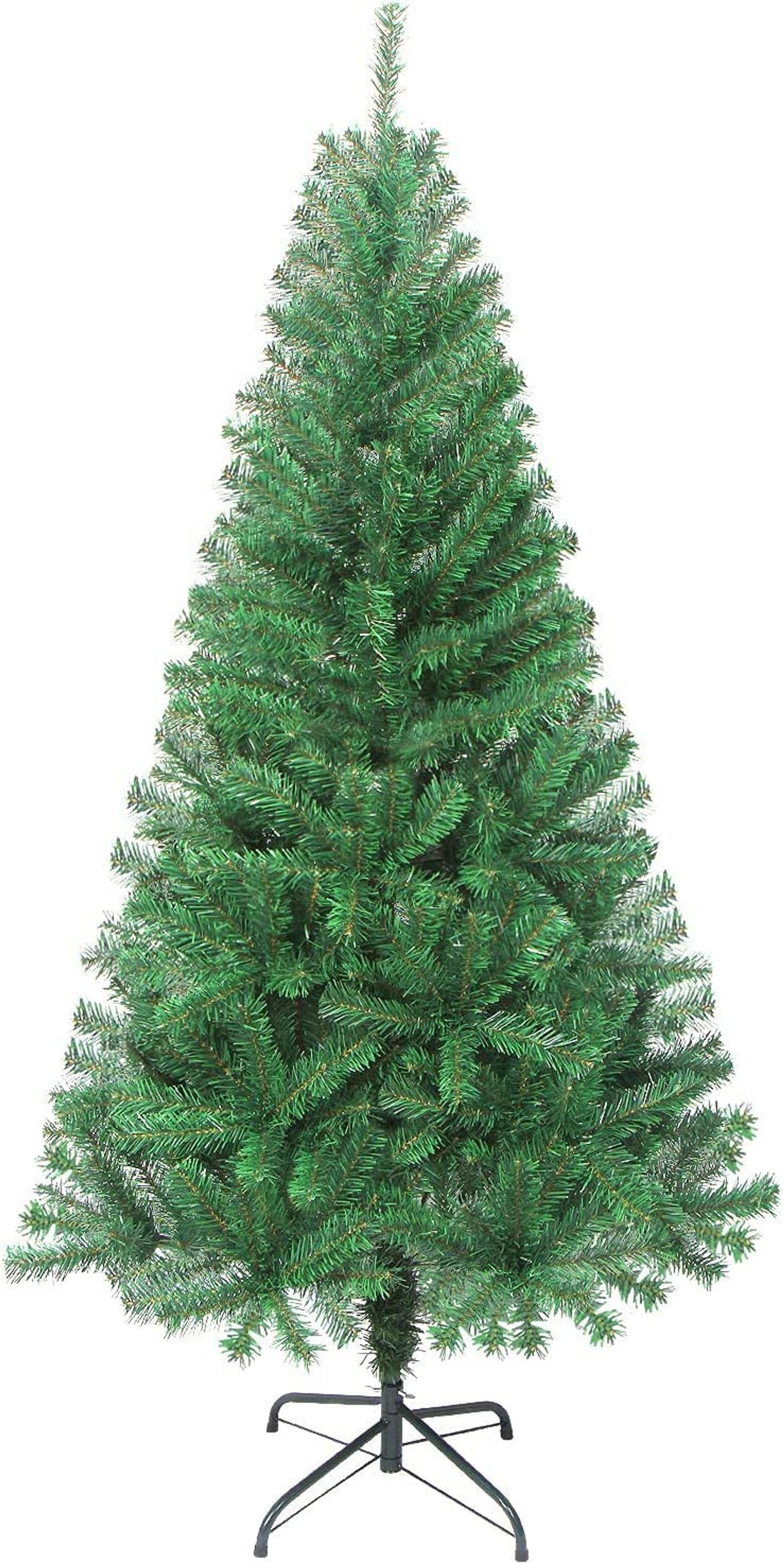 Artificial Christmas Tree 4ft with 320 Tips, Full Shape Pine Design and Stable Metal Stand - Green 4ft 320tips