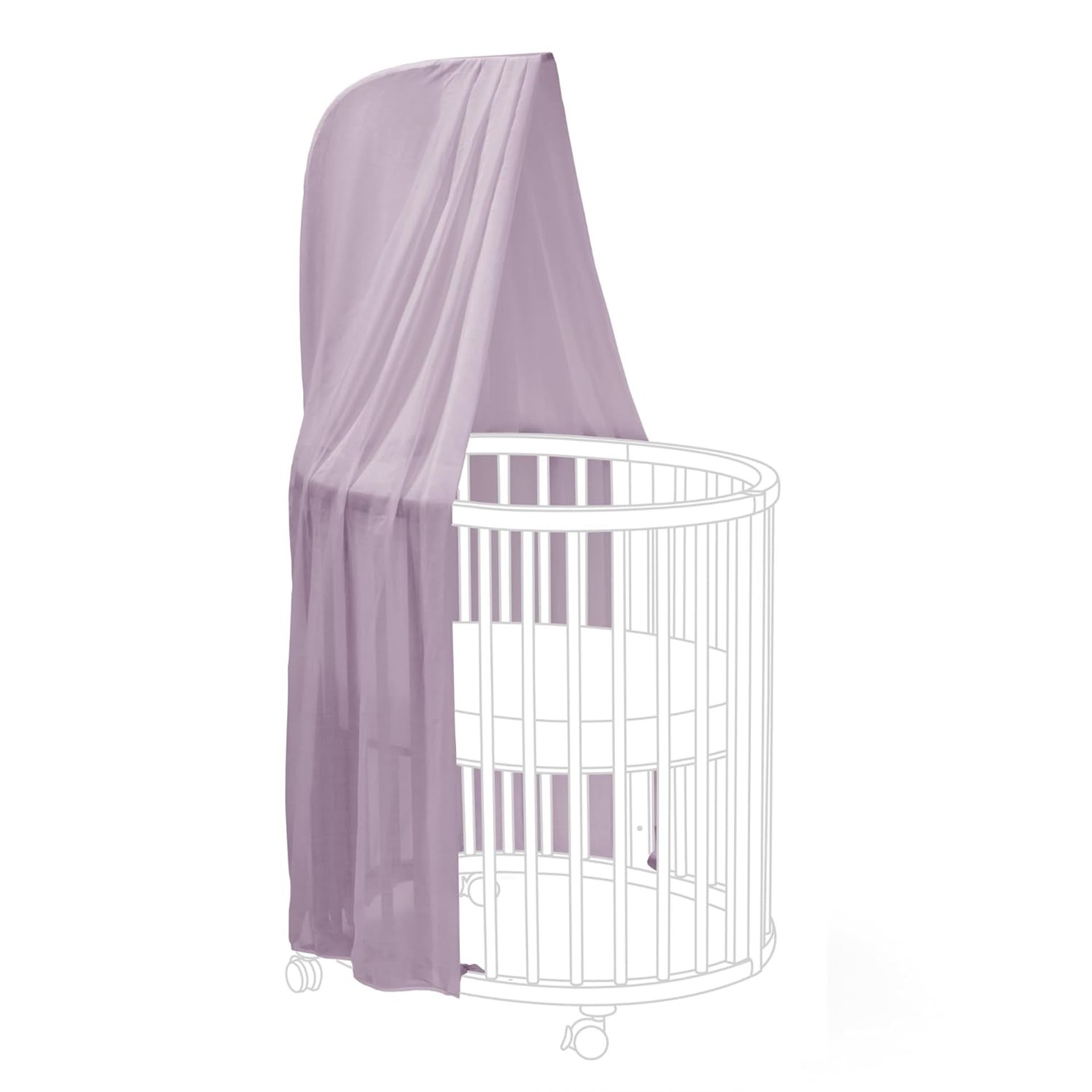 Sleepi Canopy V3 for Cot & Bed Easy to Assemble Lightweight Fabric - Lavender Canopy