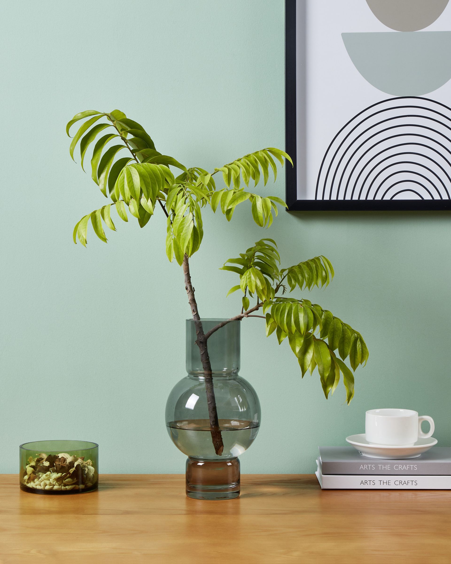 AMPITABE Round Vase – Grey 280mm