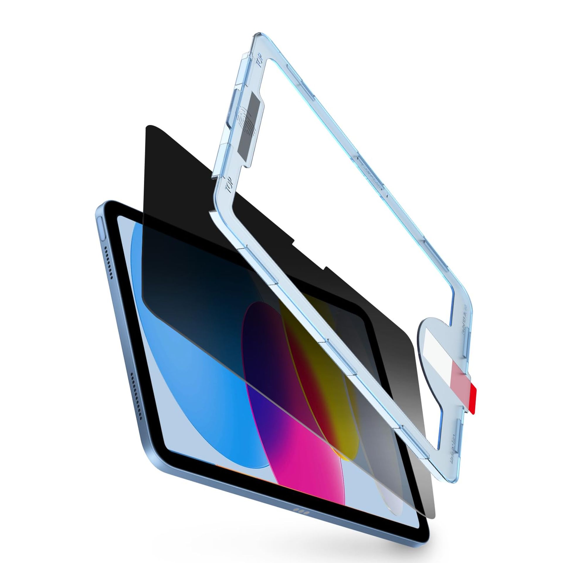 Privacy Screen Protector Anti-Spy Tempered Glass Easy Install for iPad 10th/11th Gen - Clear 10.9/11 Inch
