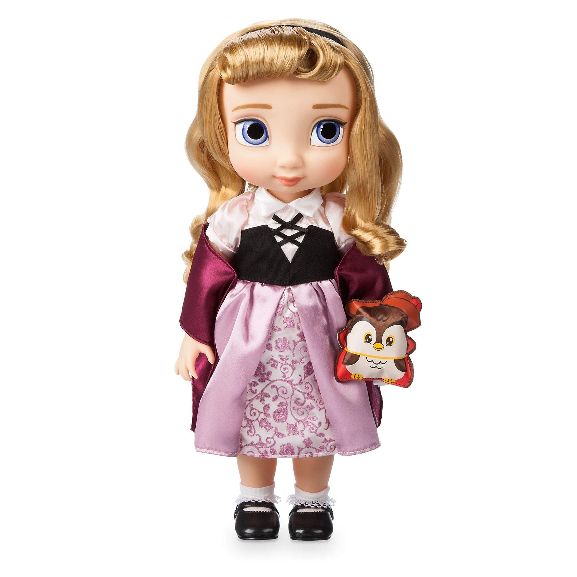 Aurora Animator Collection Toddler Doll with Rooted Hair & Owl Soft Toy - Multicoloured 39cm