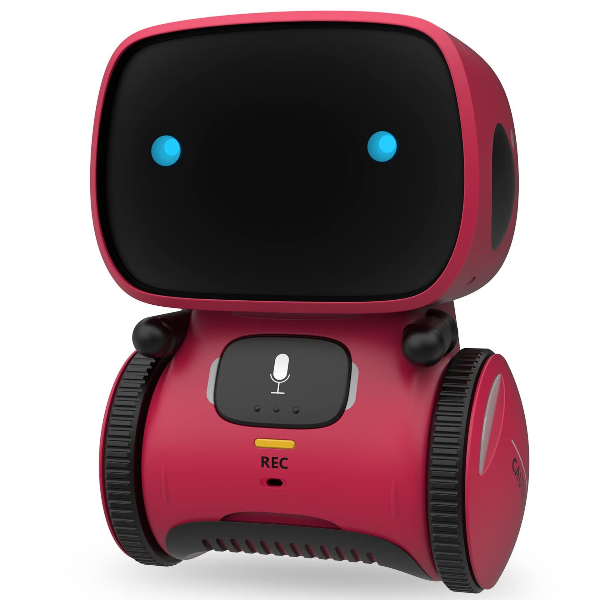 Interactive Smart Robot Toy for Kids Voice Control, Touch, Dance, Singing, Recording & Walking - Red AT001