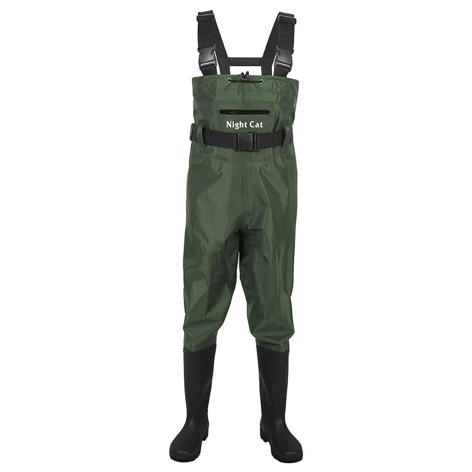 Fishing Chest Waders Waterproof Breathable with Boots for Men & Women - Green UK 7/EU 41