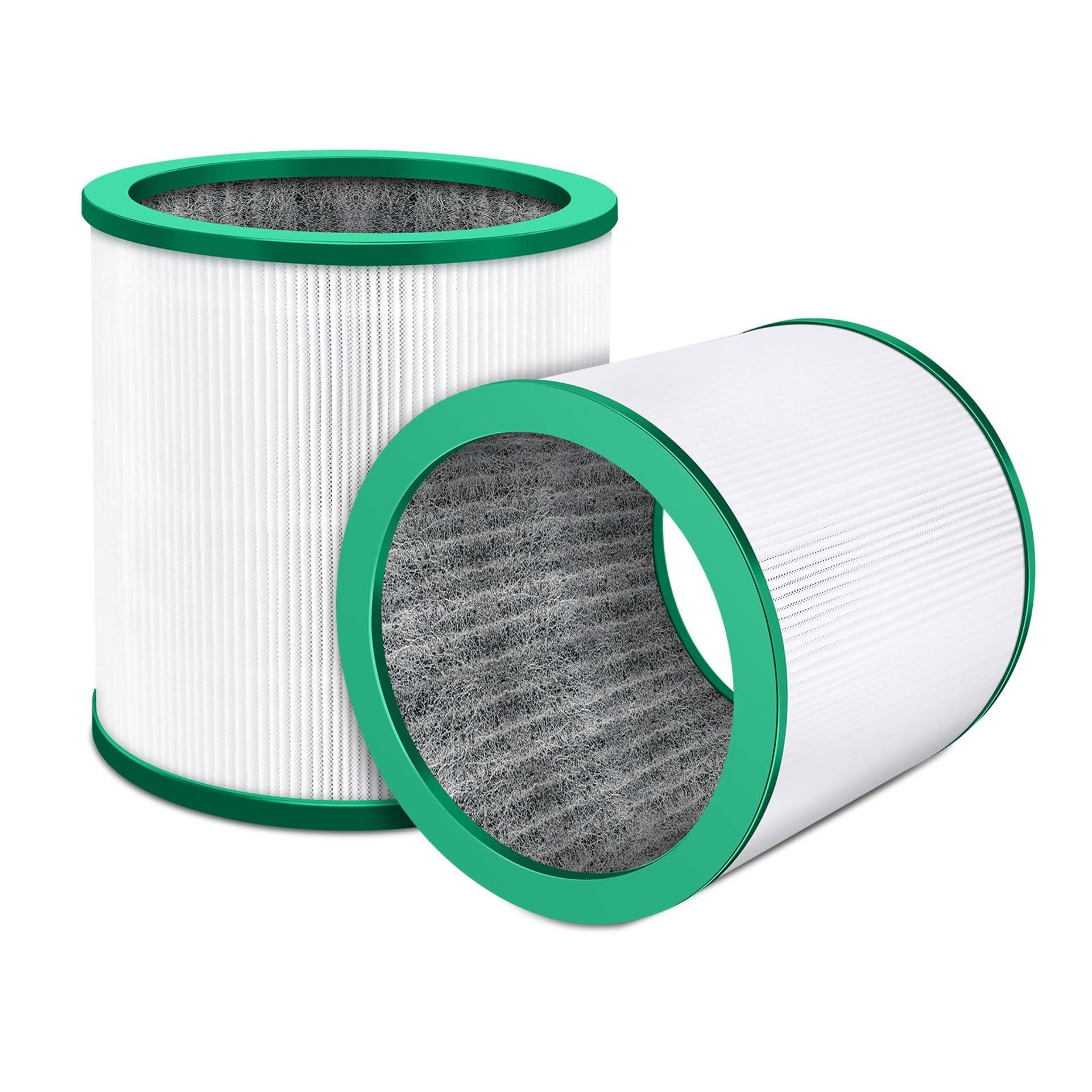 HEPA Filter Replacement for Dyson Tower Purifier TP01 TP02 TP03 AM11 BP01, Compatible with Part 968126-03 - Green 2 Pack