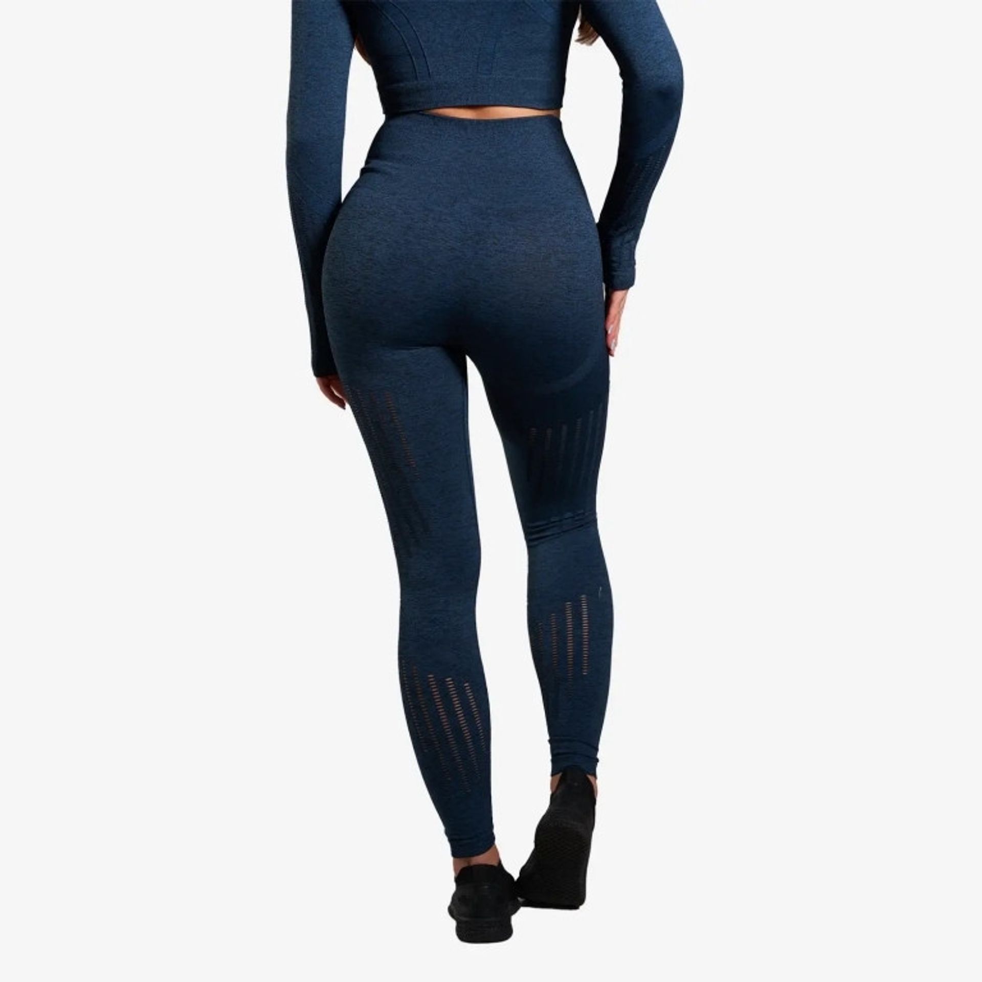 Forza High Waist Leggings - Indigo Blue - Small