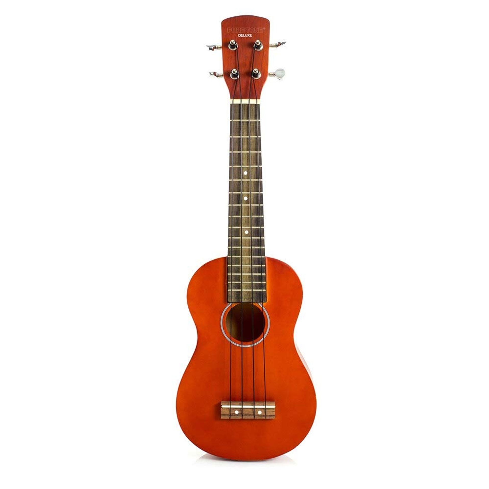 Deluxe Soprano Ukulele Linden Wood Body Rosewood Fingerboard Carry Bag - Natural Matte Finish