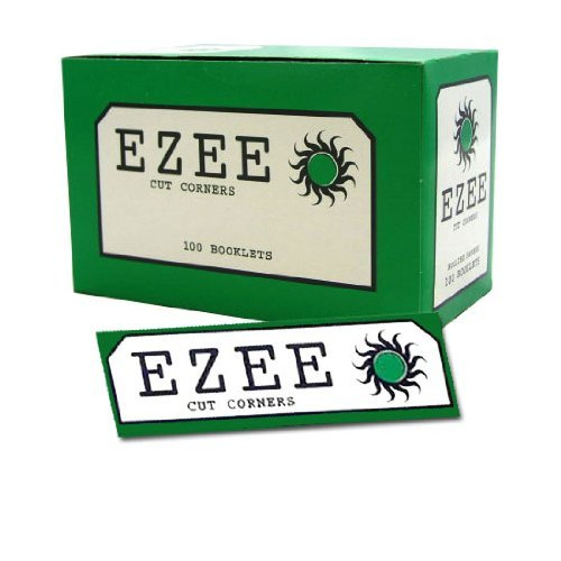 Rolling Cigarette Papers 100 Booklets 5000 Medium Standard Sheets - Green