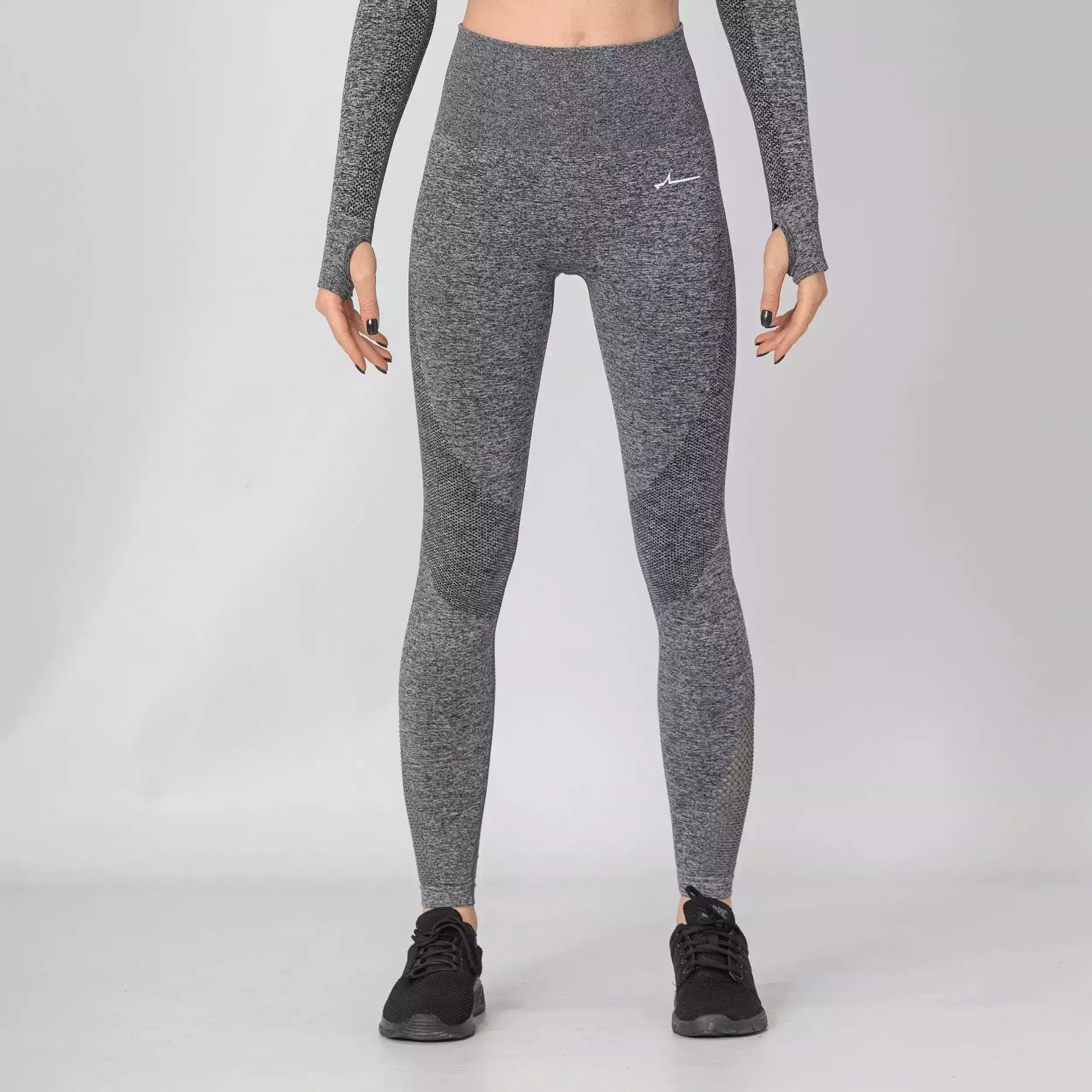 Forza - High-Waist Leggings In Shadow Grey - Small