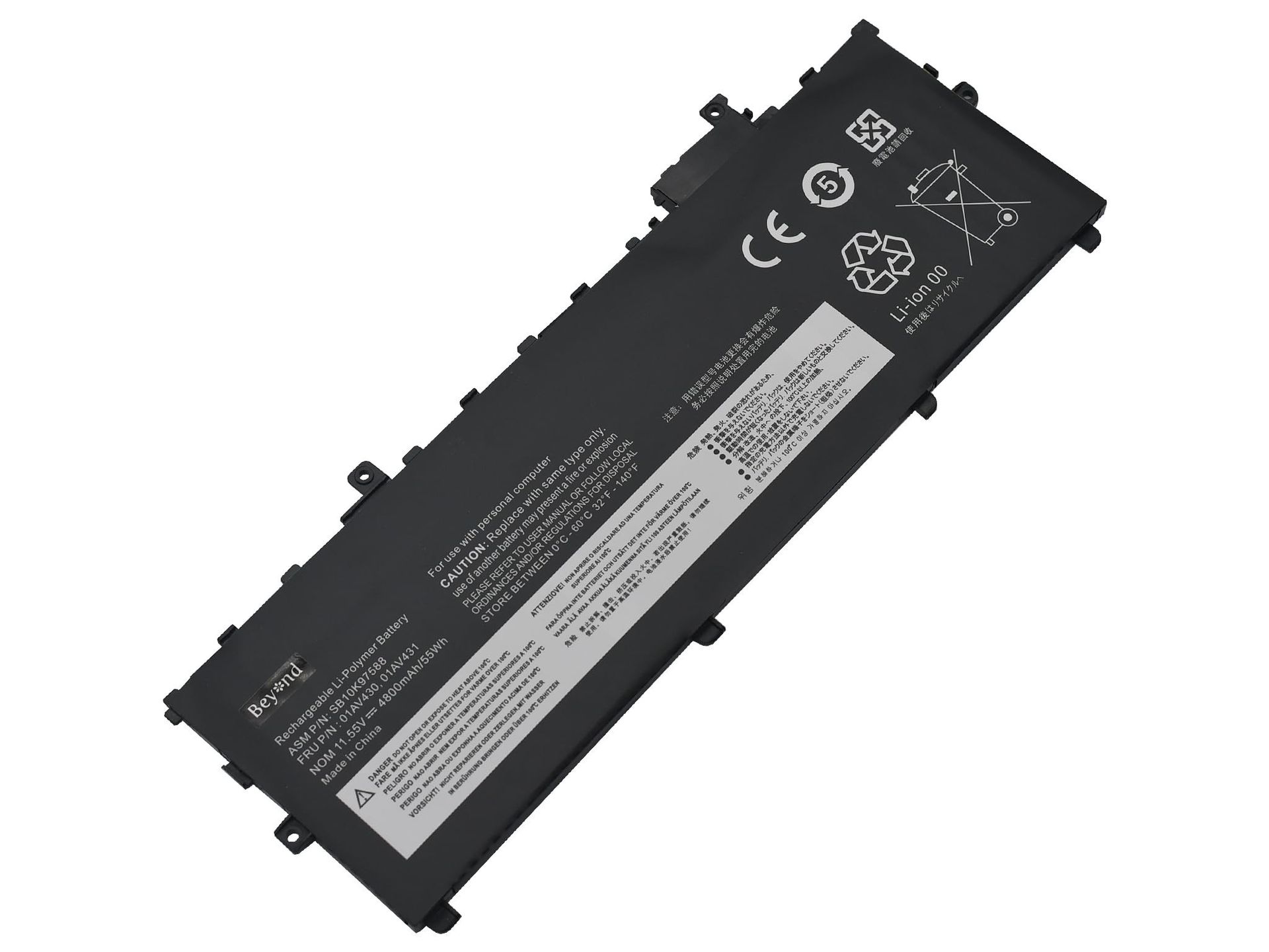 Lenovo Replacement Laptop Battery for ThinkPad X1 Carbon Gen 5/6 2017 2018 01AV430 Compatible Models - Black