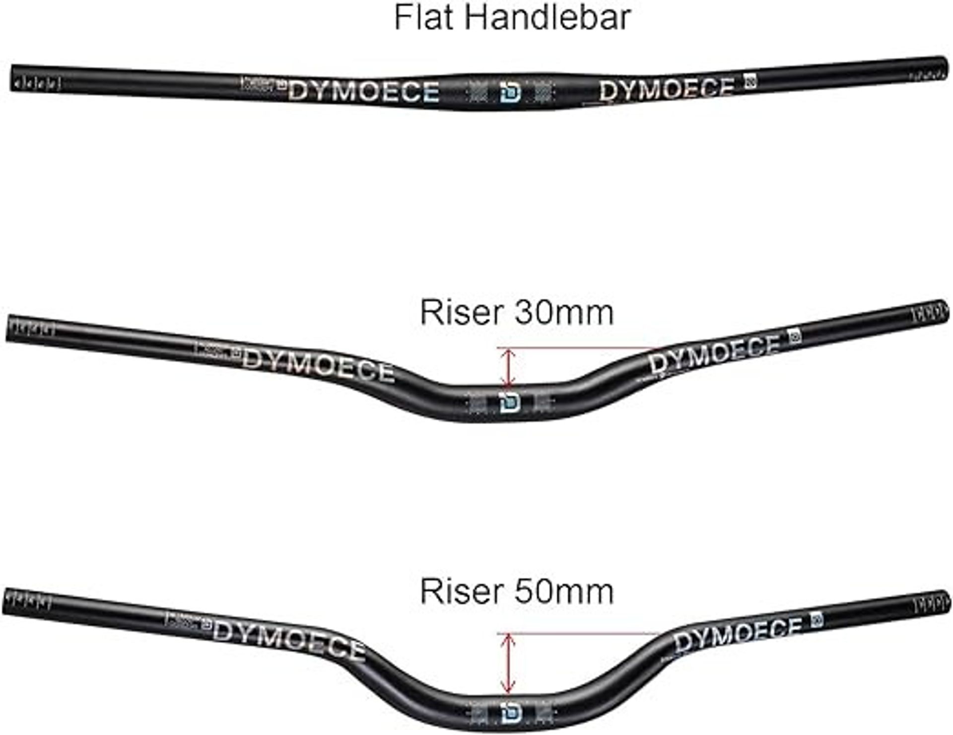 MTB Mountain Bike Handlebar 31.8mm Aluminium Alloy Riser Bar 720/780mm