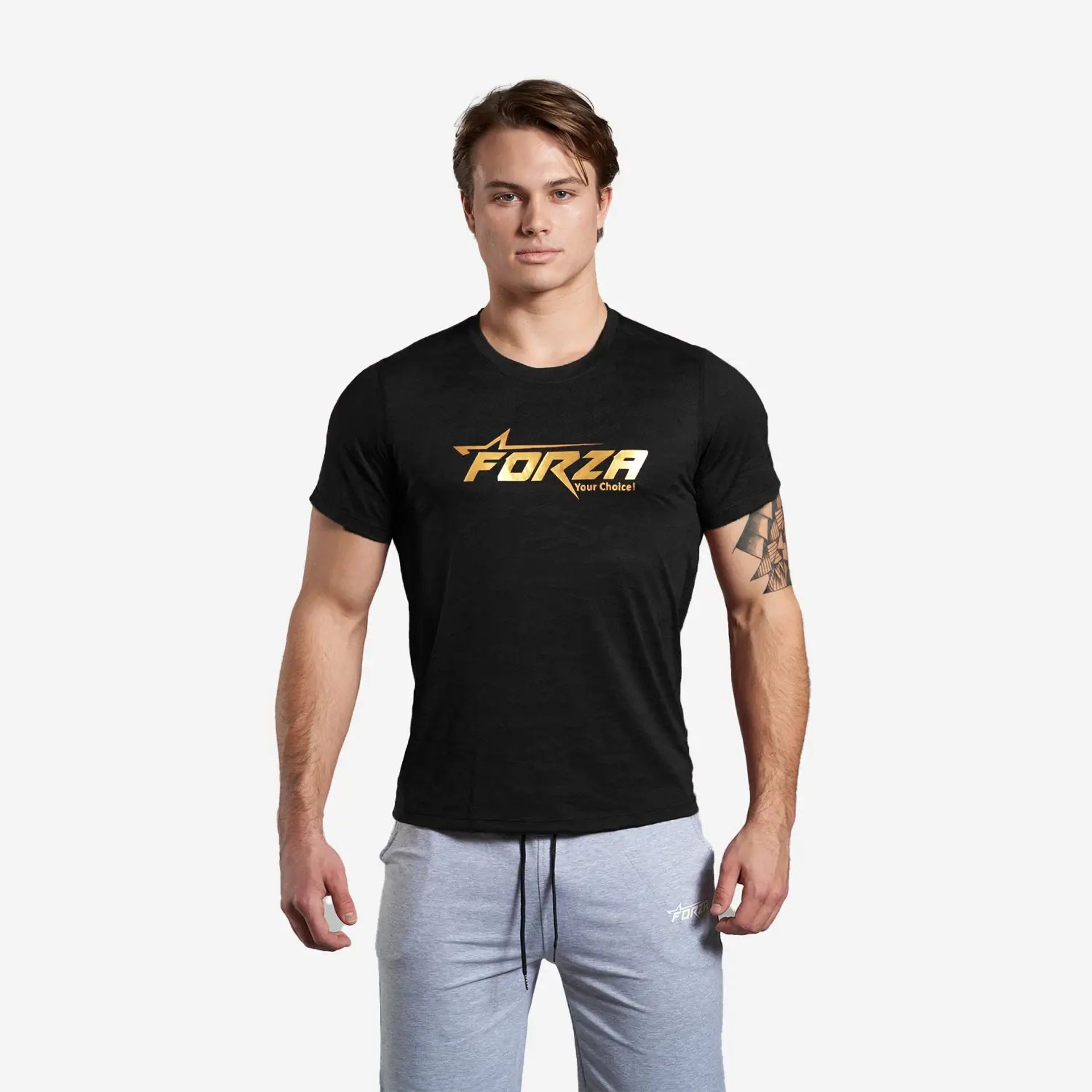Forza Men Training T-Shirt - Midnight Black - XL