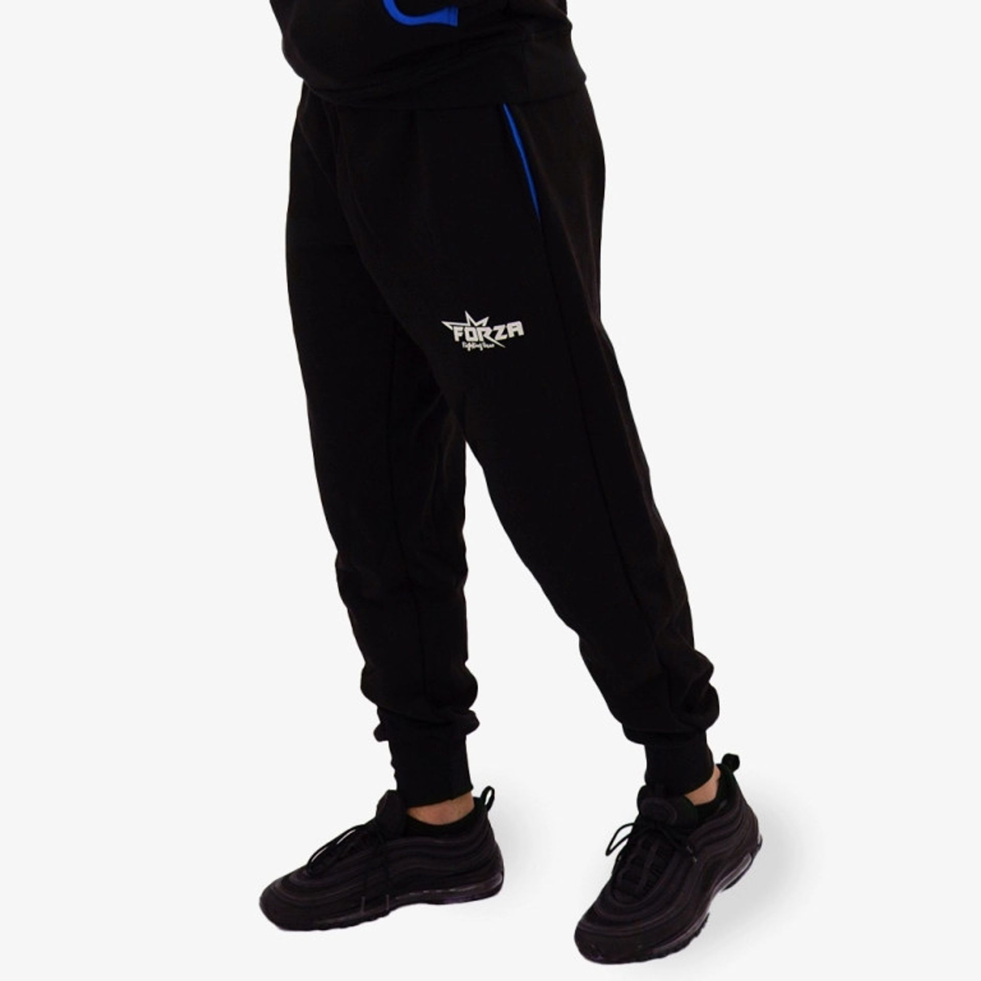 Forza Tracksuit Pants - Black/Blue - Large