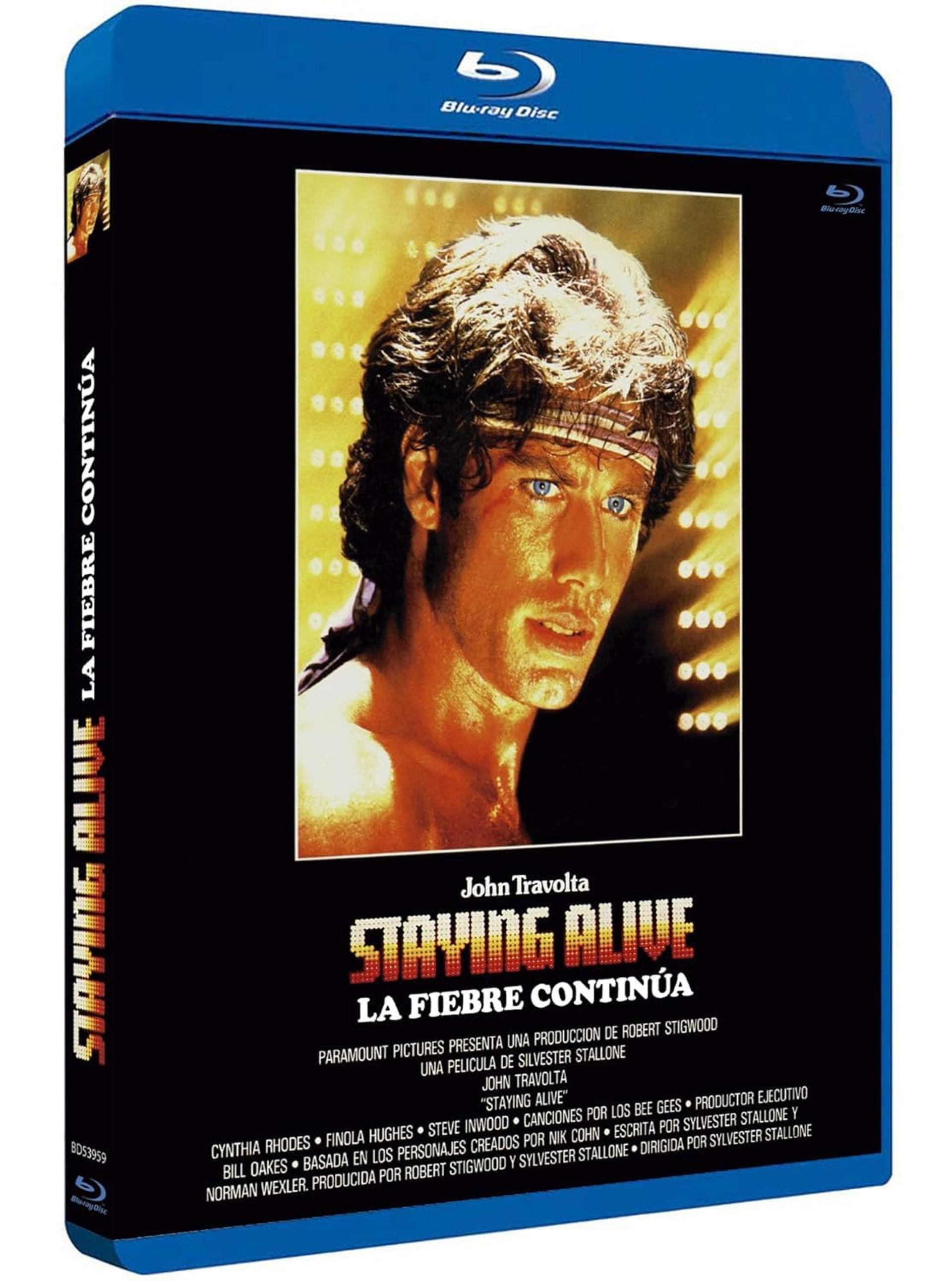 Staying Alive Blu-ray Remastered 4K Film Region Free Import English Audio - Standard Edition