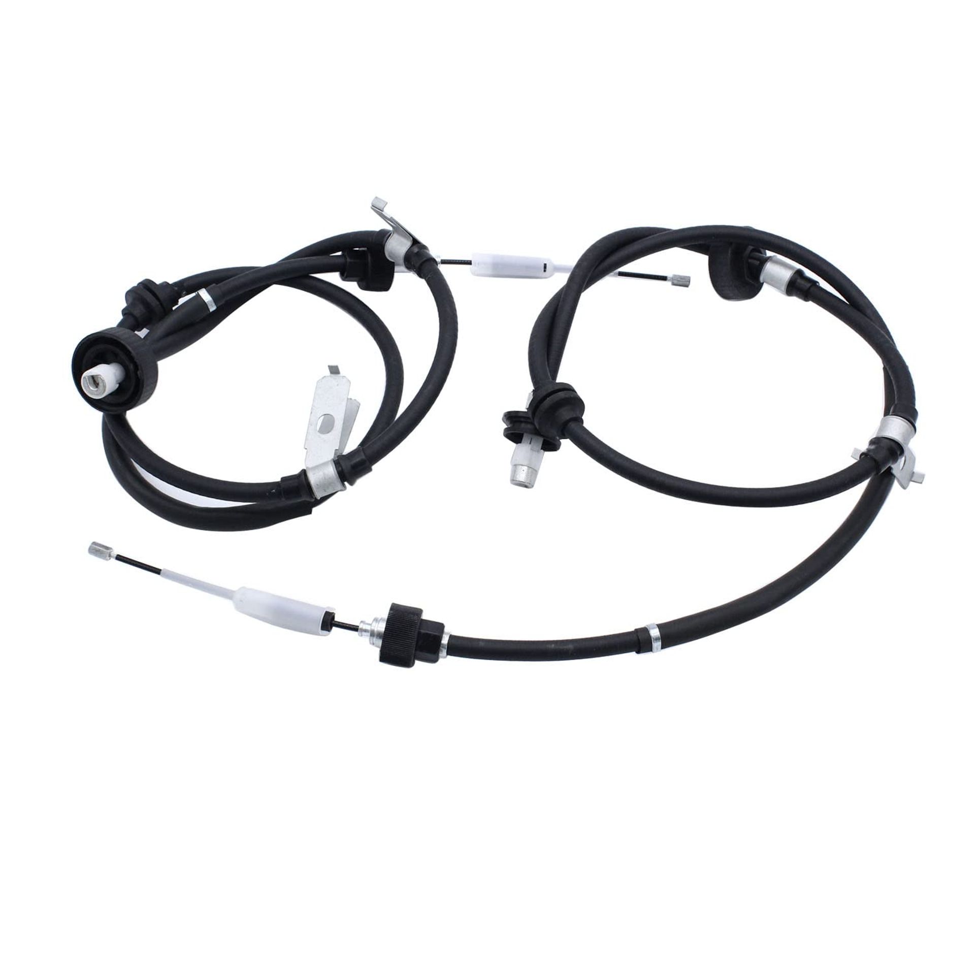 Hand Brake Cable Set Left & Right FKB6023 FKB6022 Compatible with Range Rover Sport 05-13 Discovery 04-17 - Black