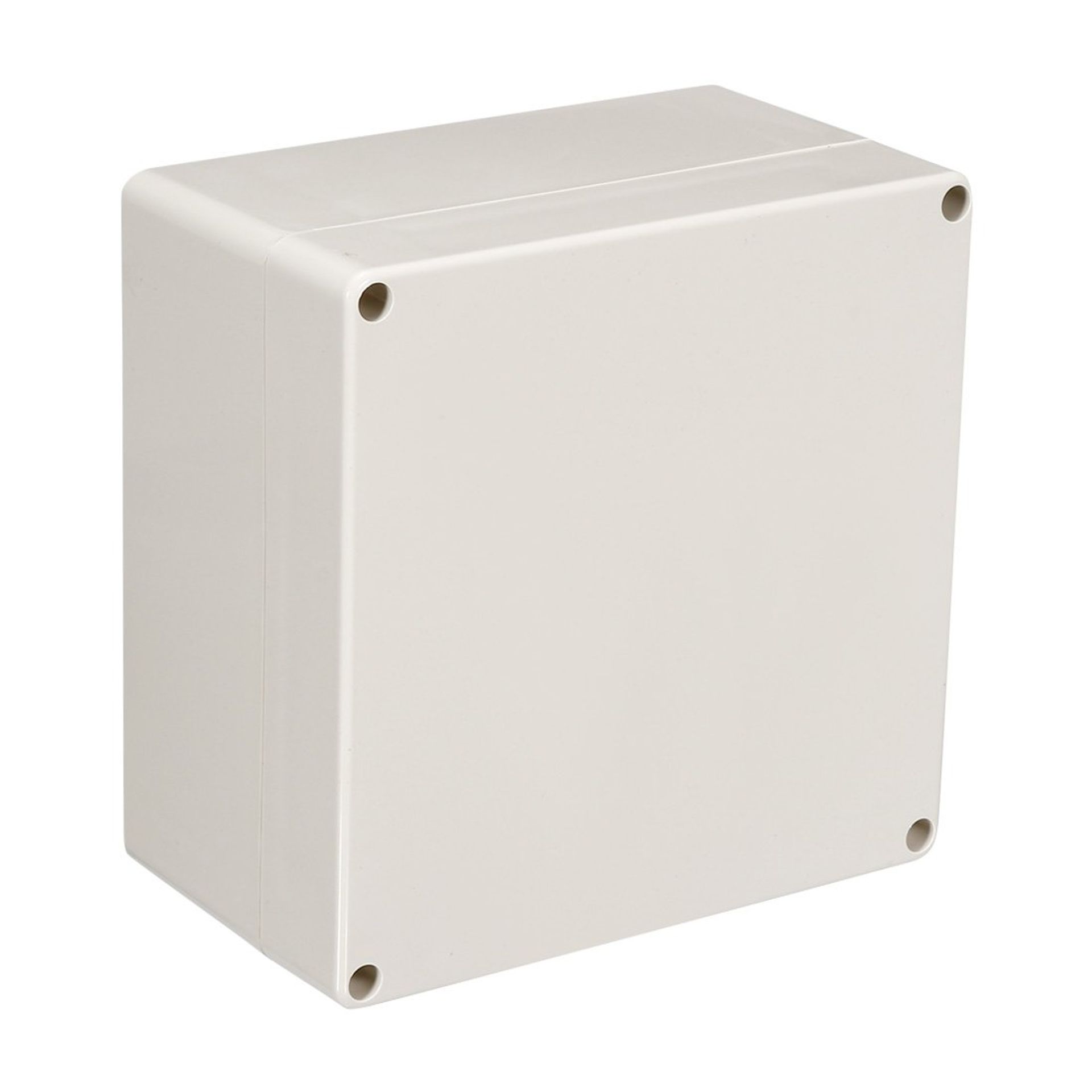 Waterproof ABS Plastic Junction Box Enclosure IP65 Rated for Indoor & Outdoor Use - Grey 160x160x90mm