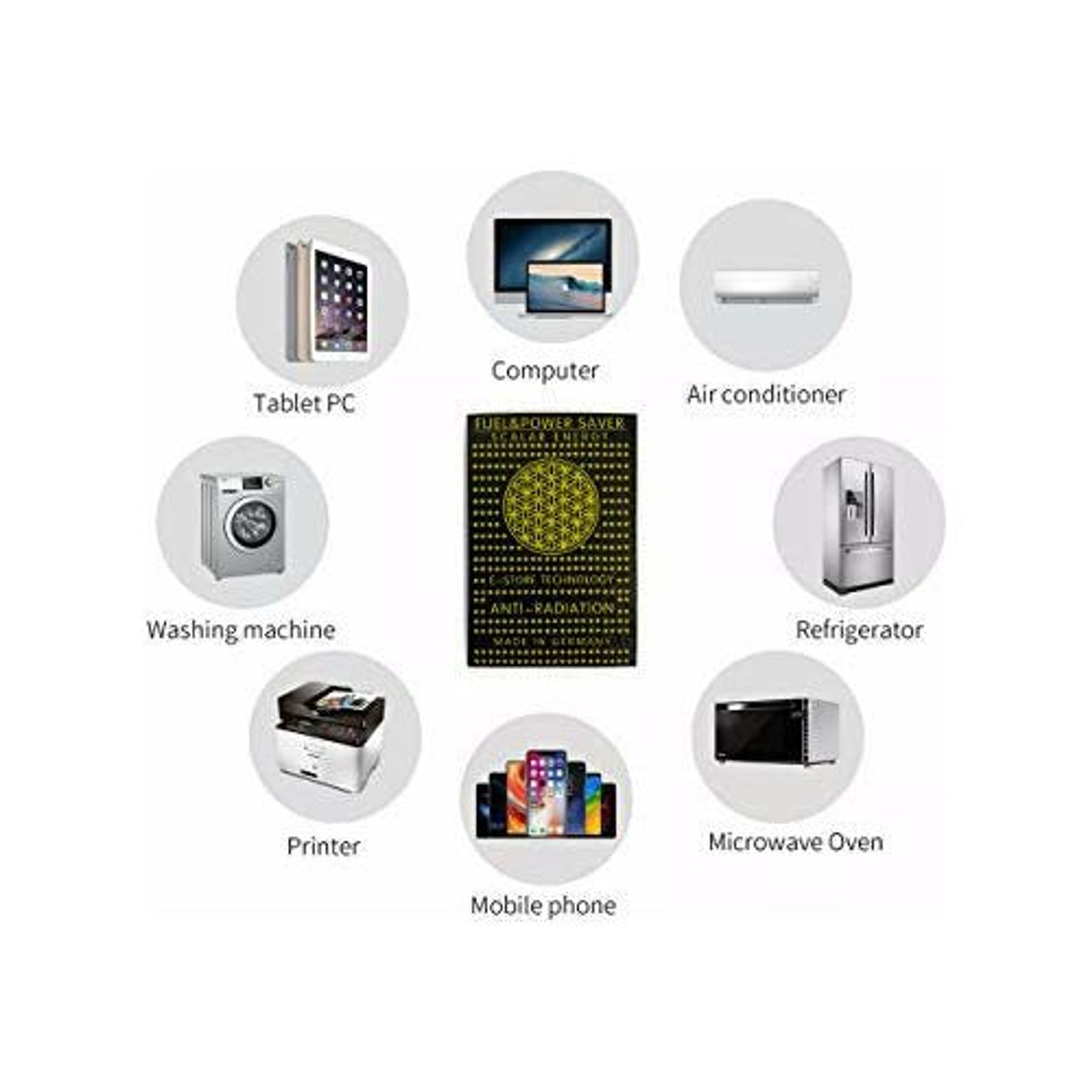 10 Pieces Radiation Protection Cell Phone Stickers Emf Blocker Devices