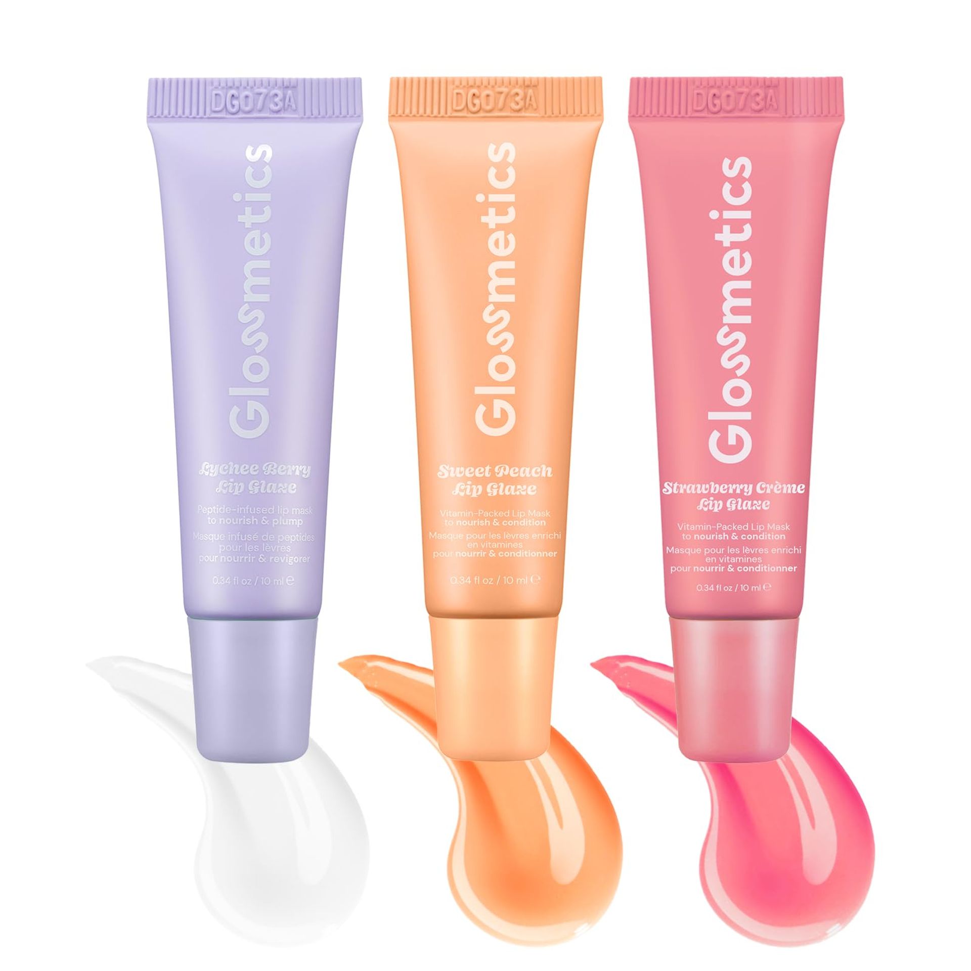 Glossmetics Glossy & Glazed Collection - Hydrating Fruit Butter Lip Mask, Pack of 3 - Valentines