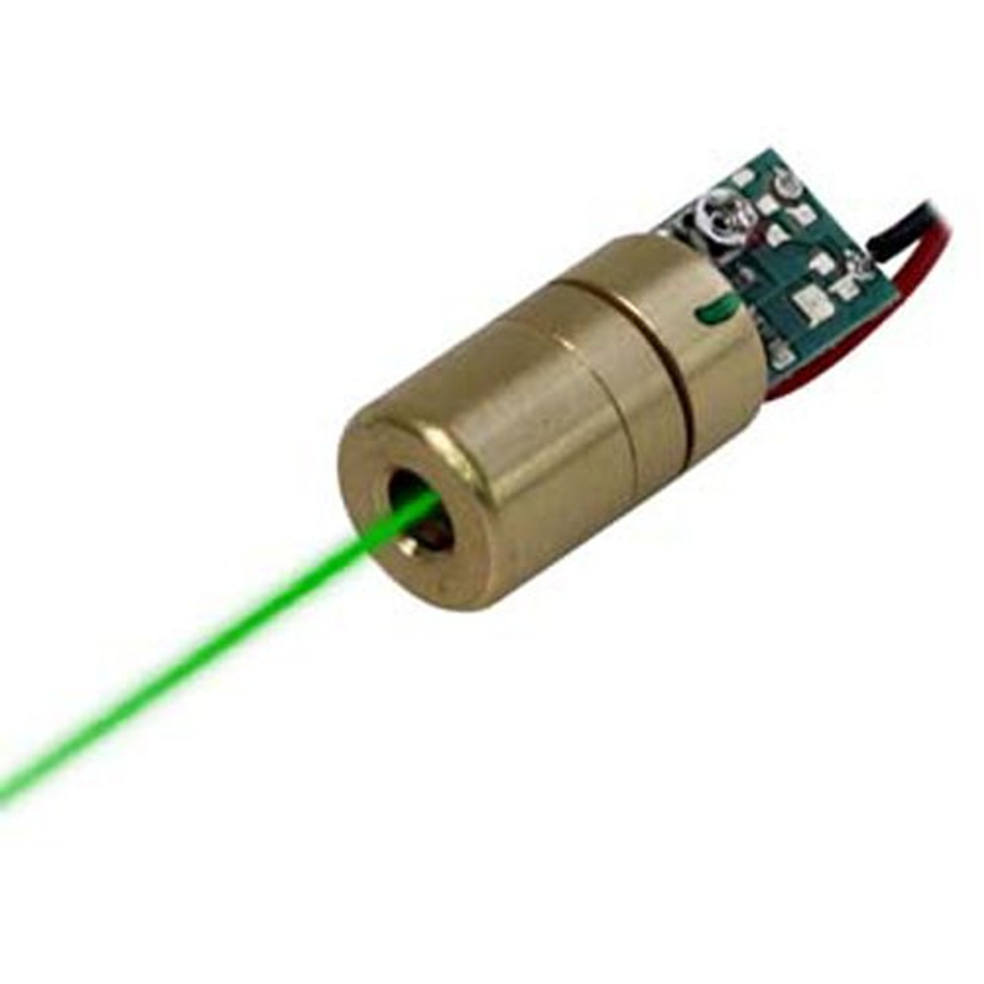 Adjustable Focus Direct Green Dot Laser Module Industrial Positioning Tool VLM-520-02 LPT - Green Ø10.5x26mm