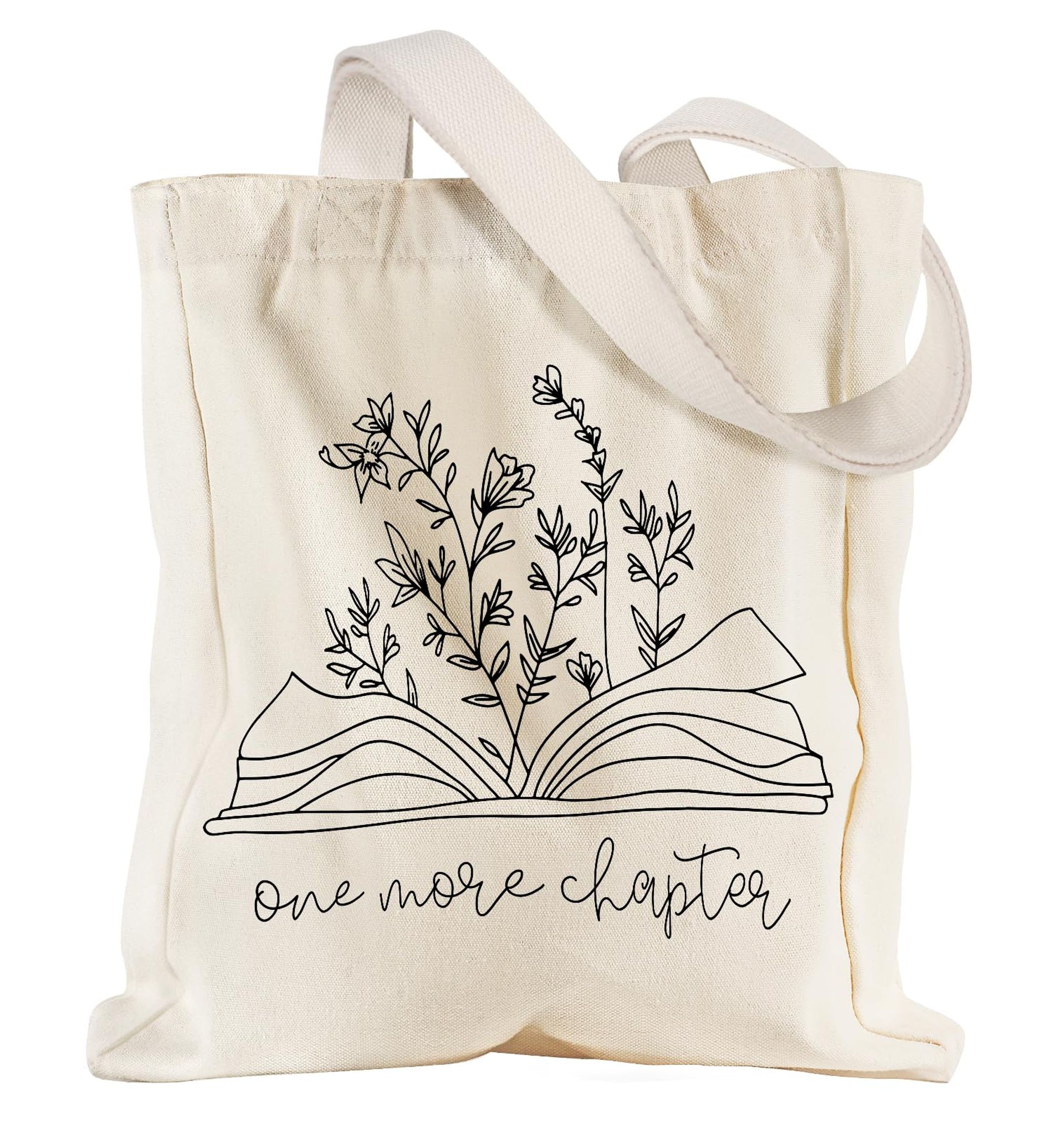 Miss Adola Heavy Canvas Tote Bag with Pocket - Large Aesthetic Reusable Bag for Women & Girls, Christian Quotes