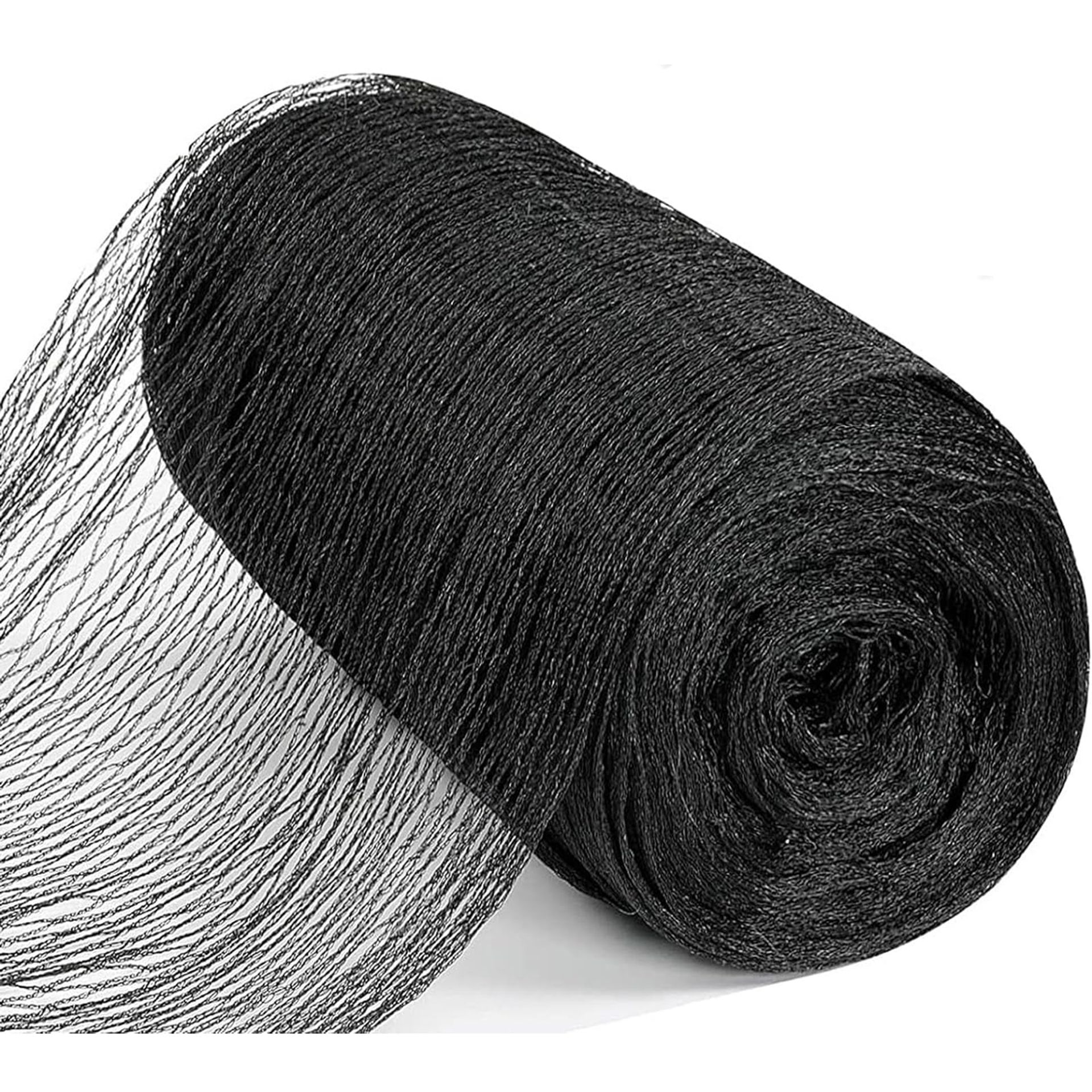 Pond Netting for Koi Fish 6x6m Fine Mesh Cover Protects from Birds & Leaves - Black 6x6m