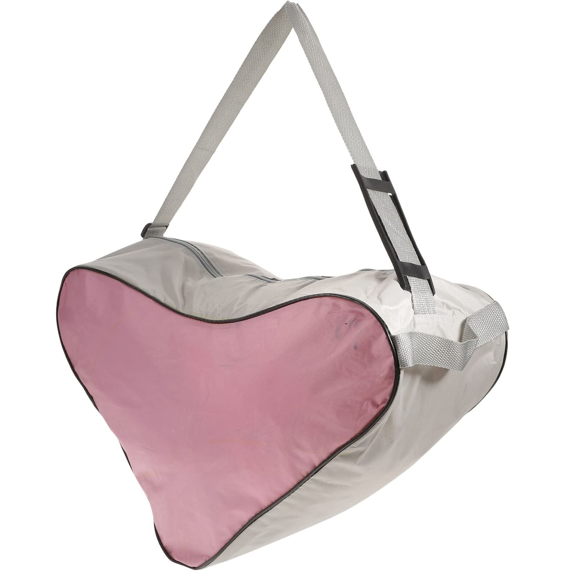 Durable Ice Skate Carrier Pouch - Pink Triangle Roller Skate Bag for Kids & Adults