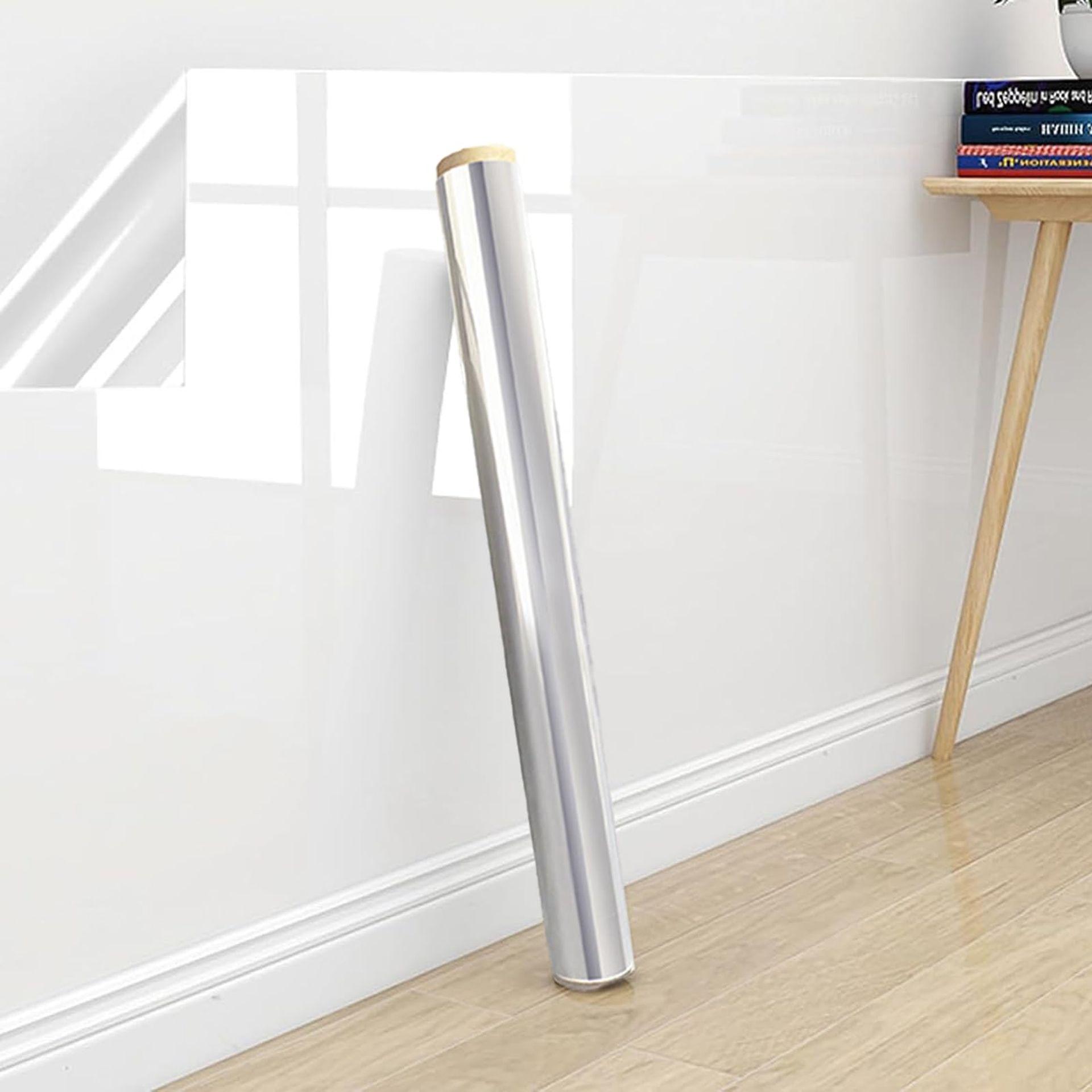 Static Wall Protector Non-Adhesive Electrostatic Film for Kitchen Surfaces and Furniture - Matte 2pcs 45cmx500cm